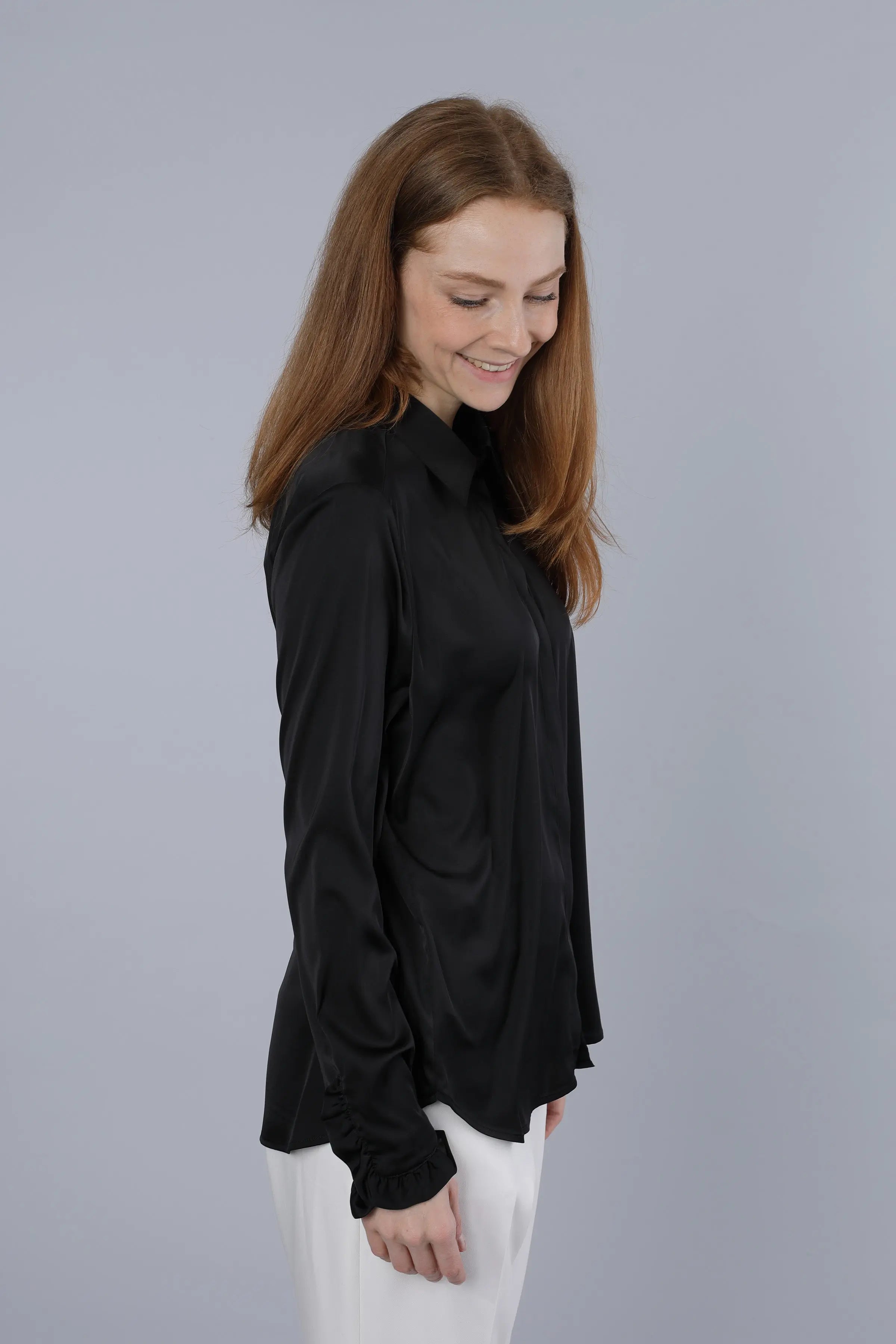 Leichte Bluse BLACK Nadine H