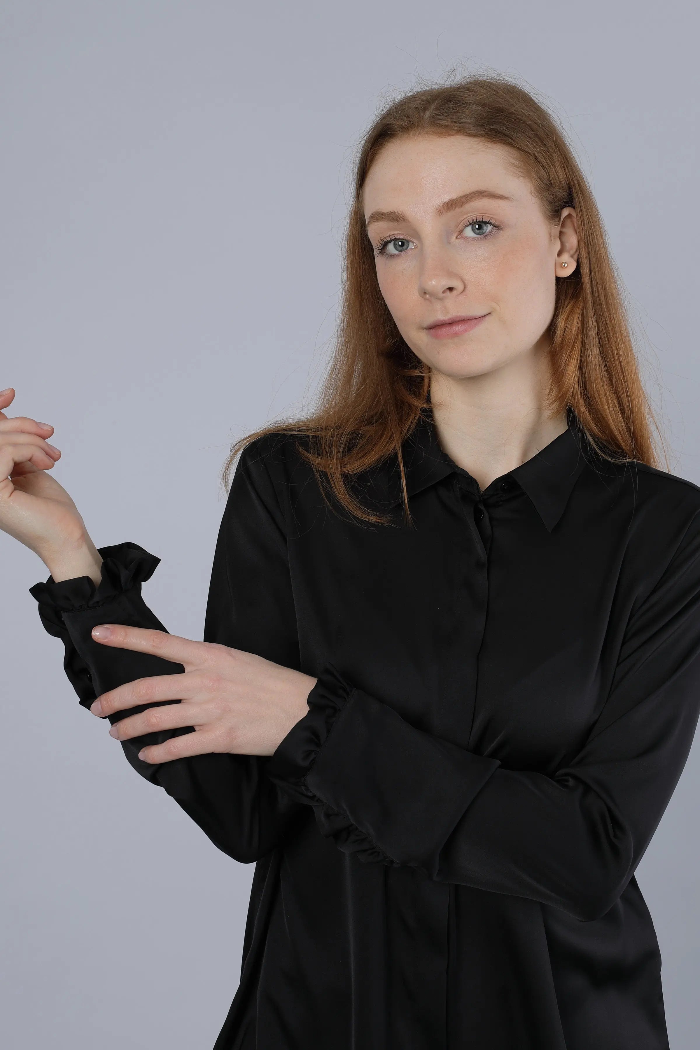 Leichte Bluse BLACK Nadine H