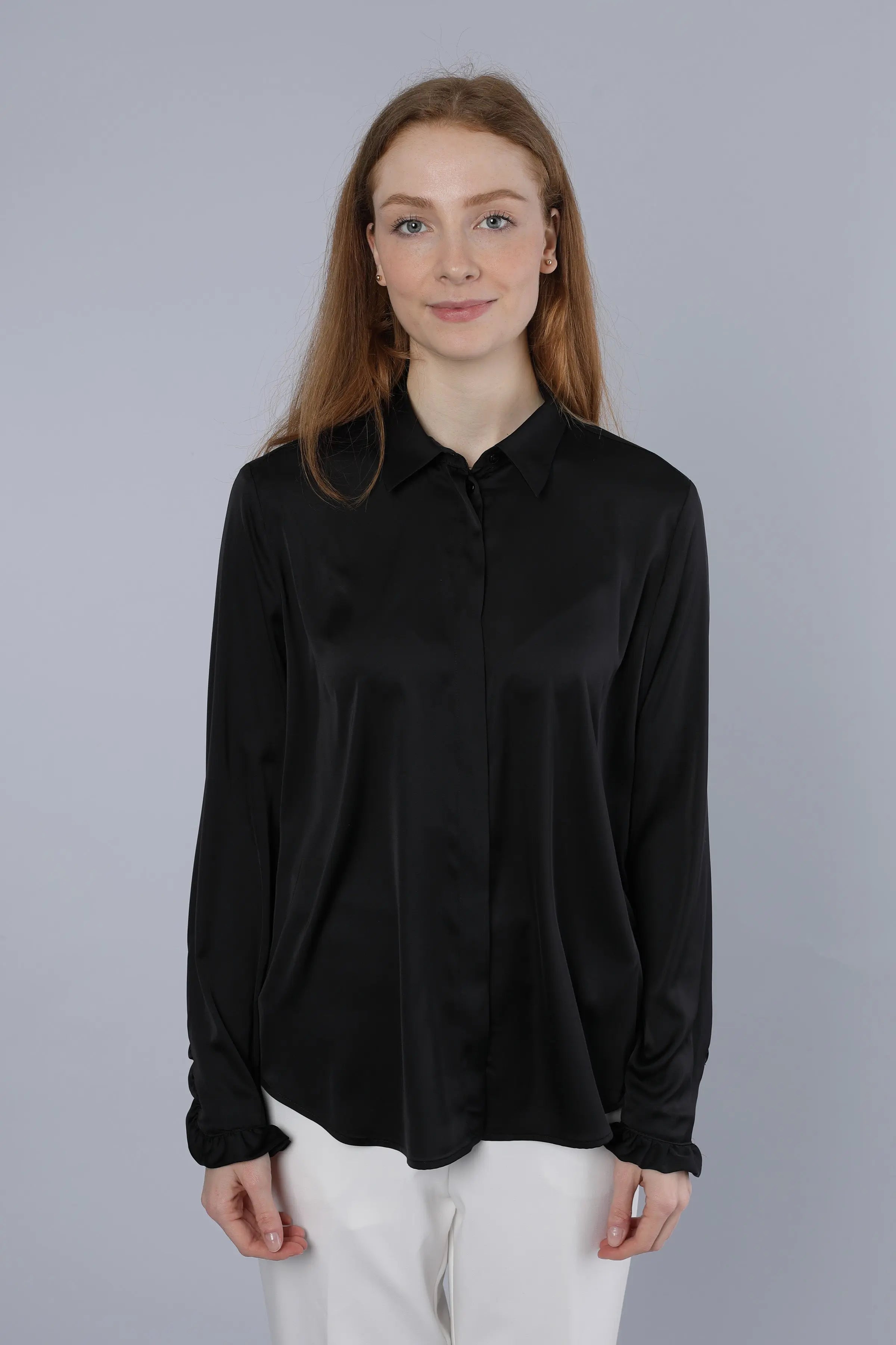 Leichte Bluse BLACK Nadine H