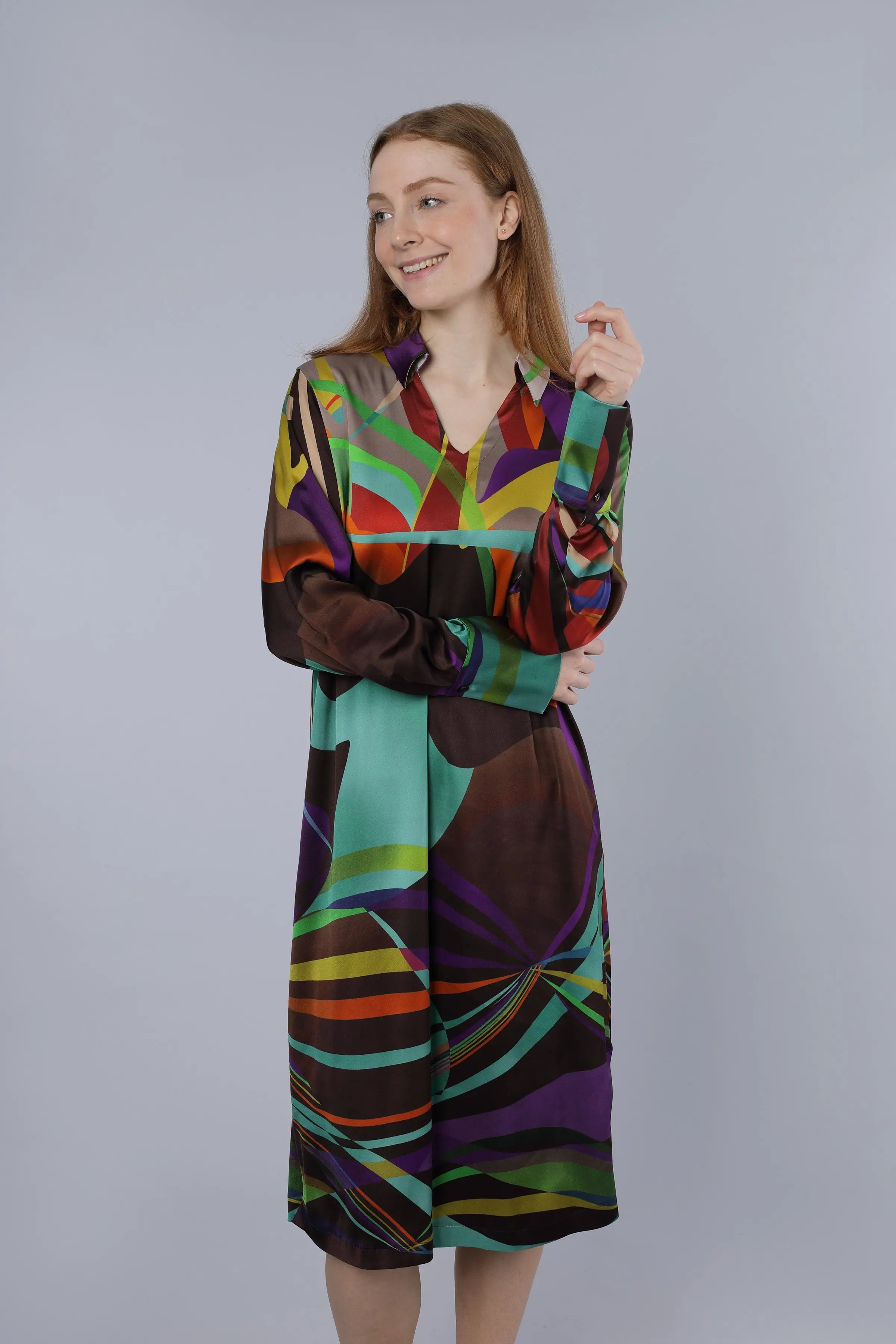 Buntes Kleid PURPLE Nadine H