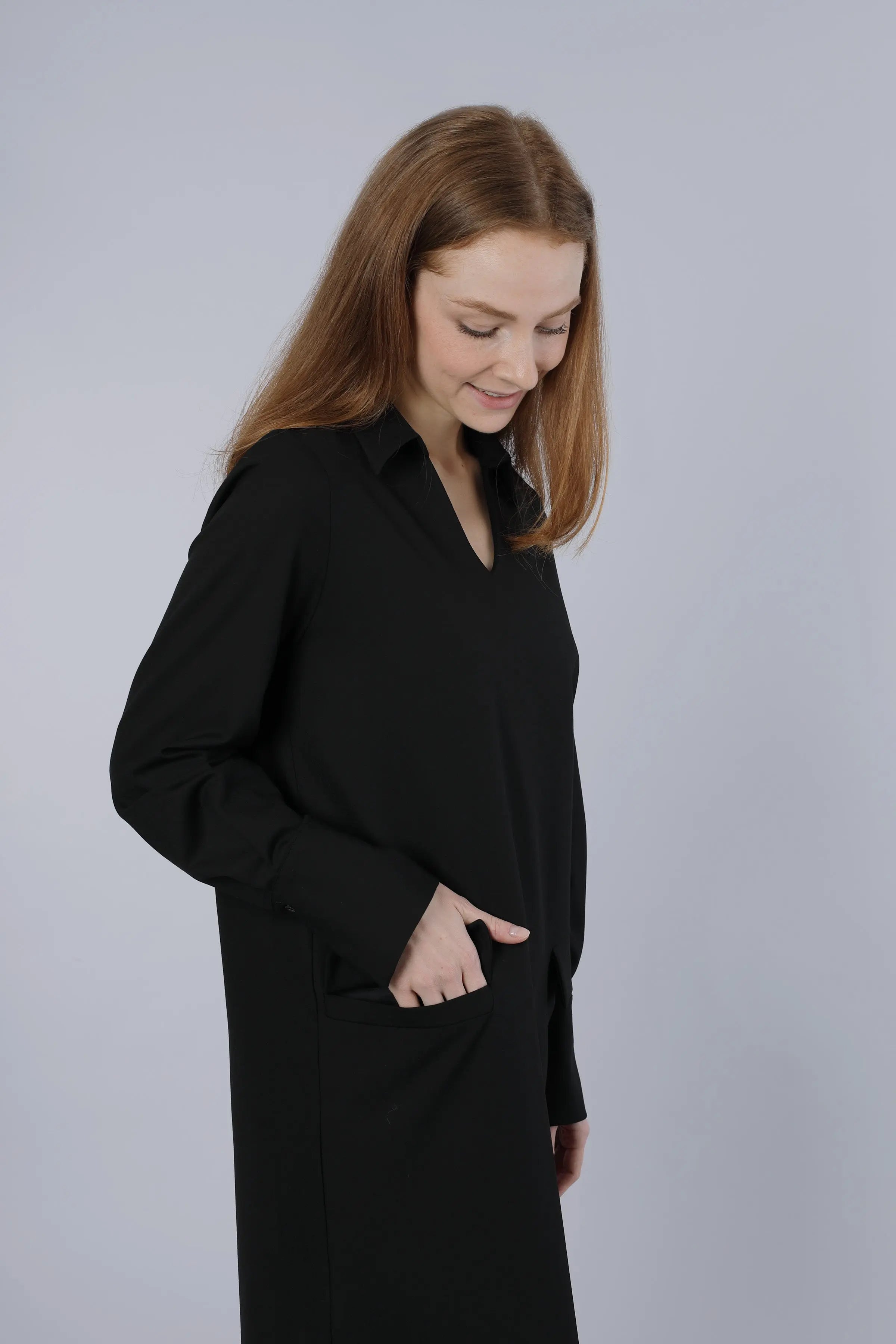 Knielanges Kleid BLACK Nadine H