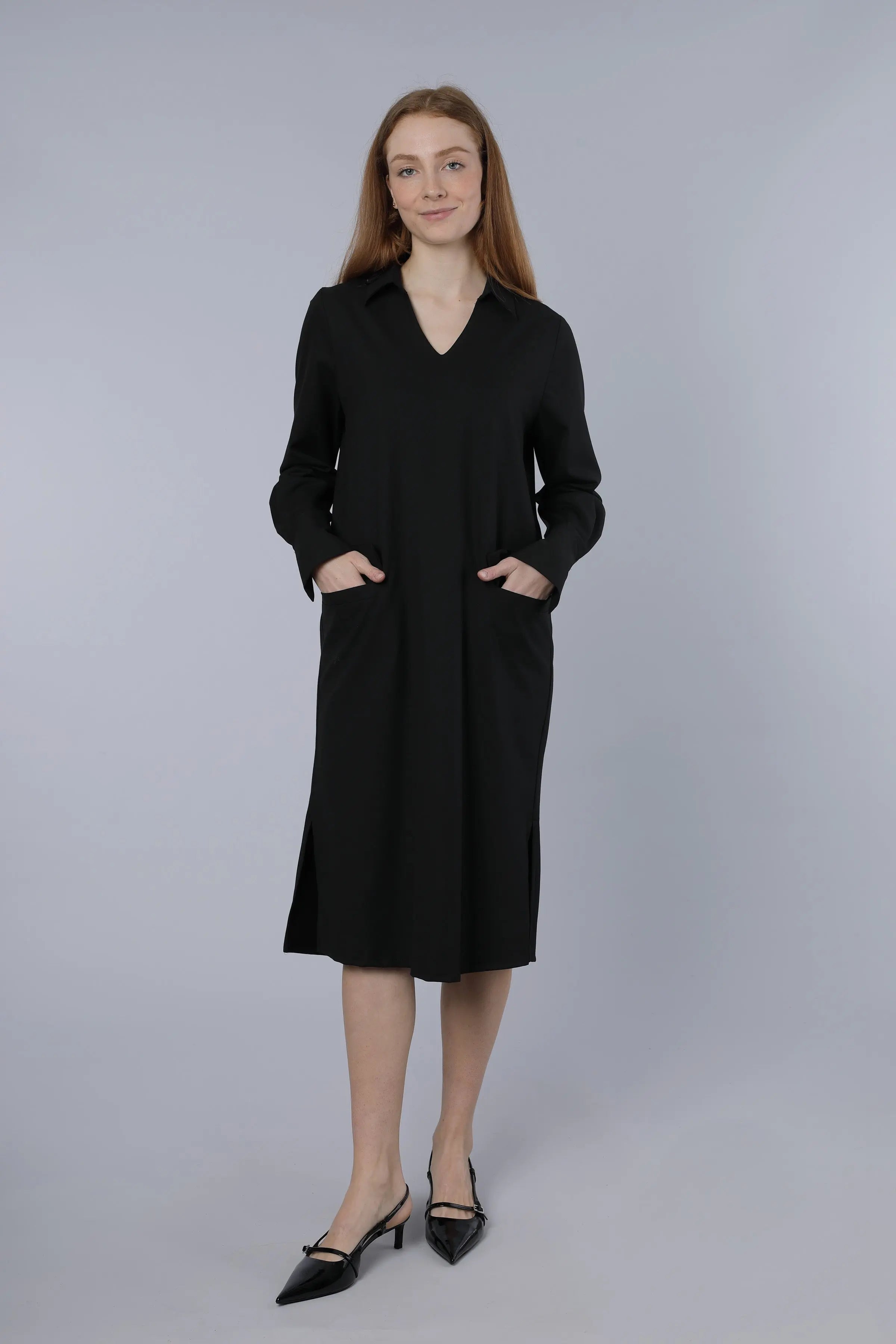 Knielanges Kleid BLACK Nadine H