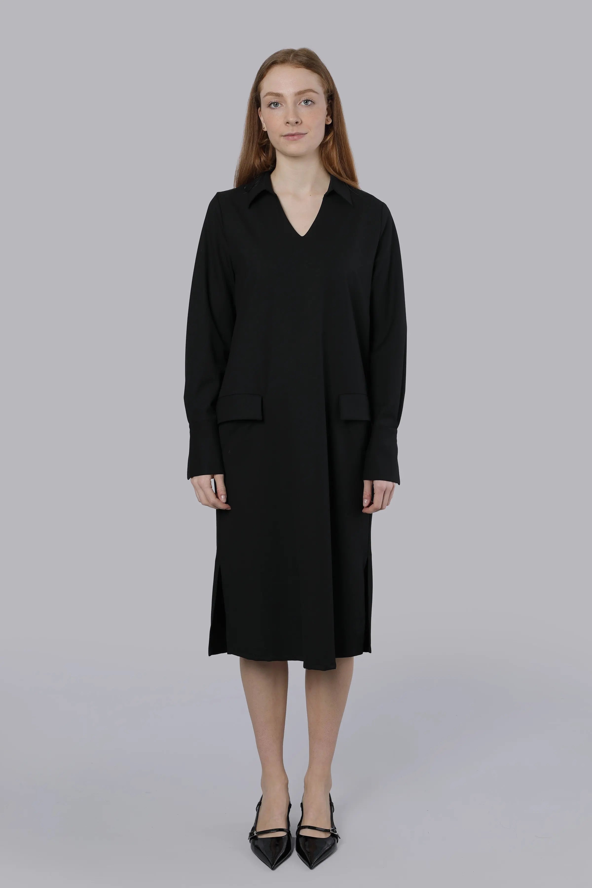 Knielanges Kleid BLACK Nadine H