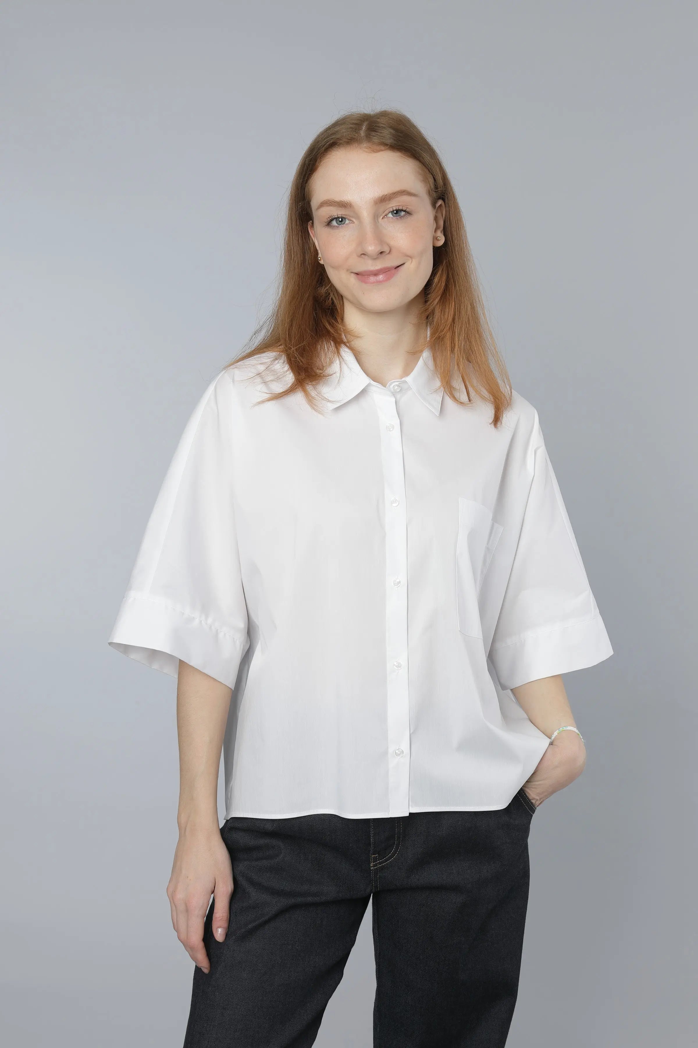 Baumwollbluse WHITE Nadine H