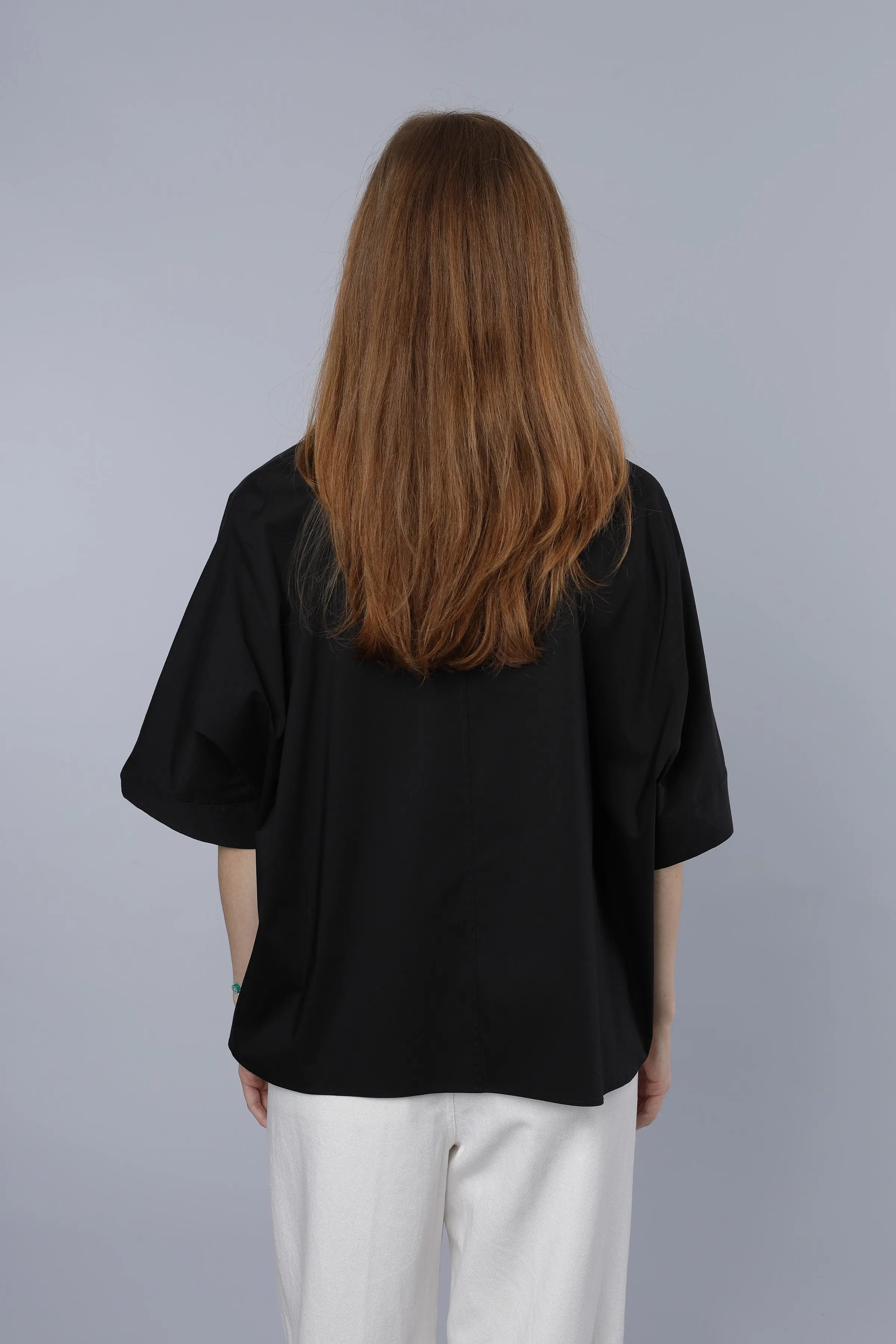 Baumwollbluse BLACK Nadine H