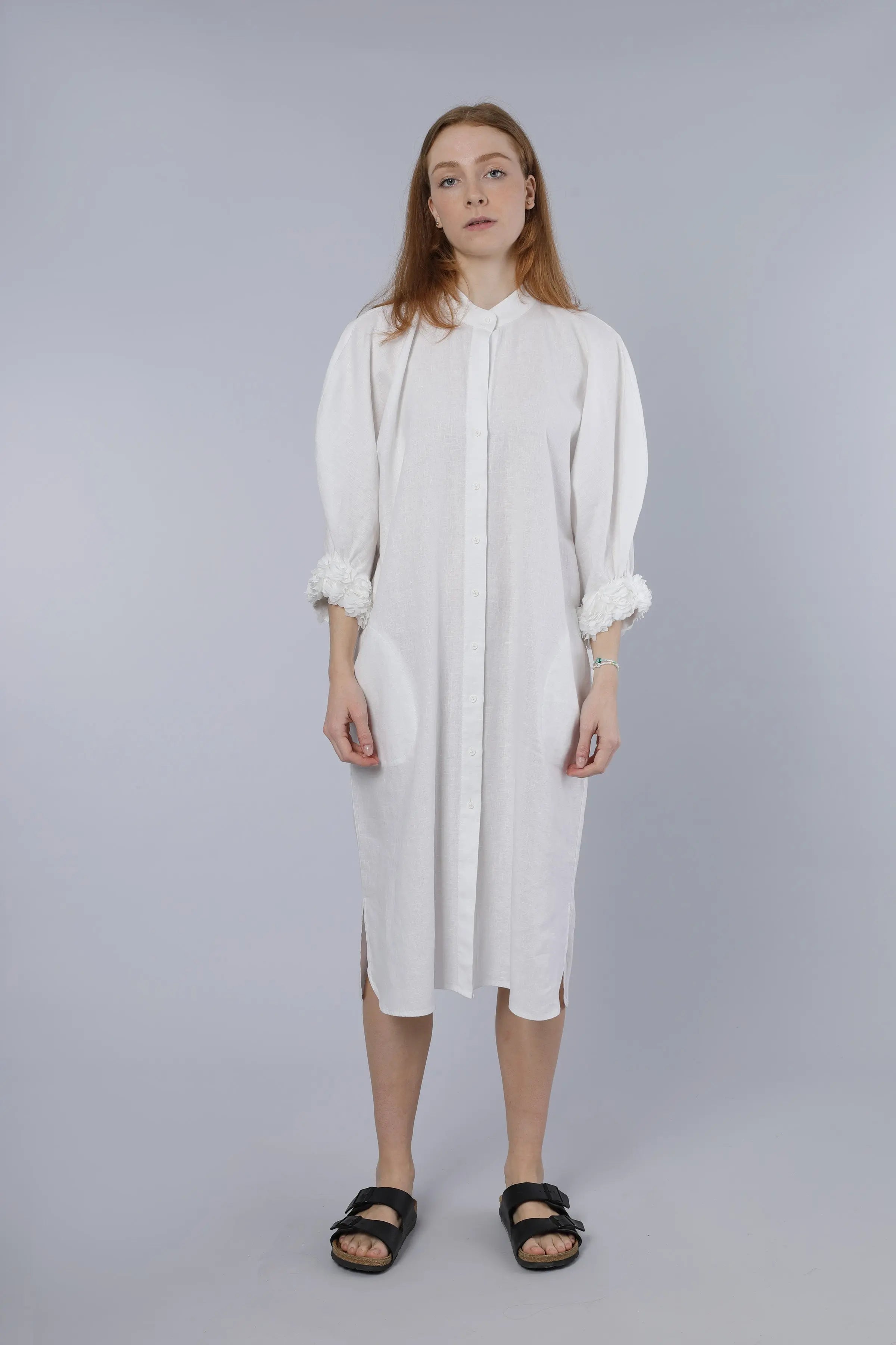 Leinenkleid WHITE Nadine H
