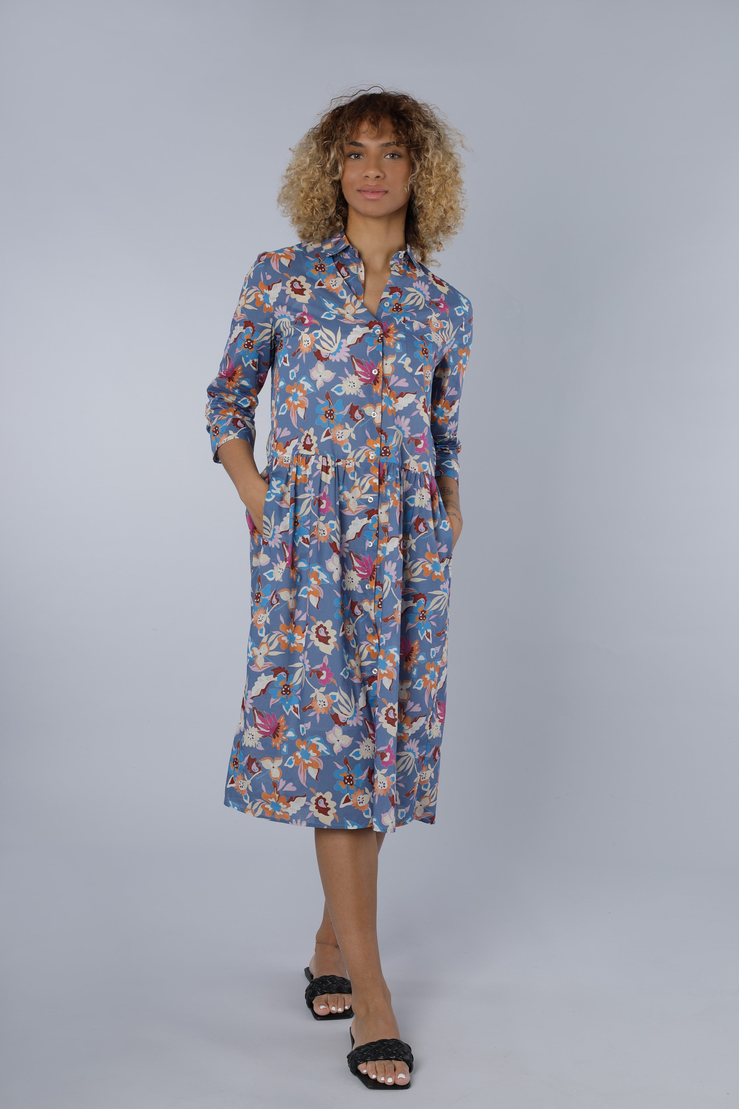 Zomerjurk MULTICOLOUR BLAUW