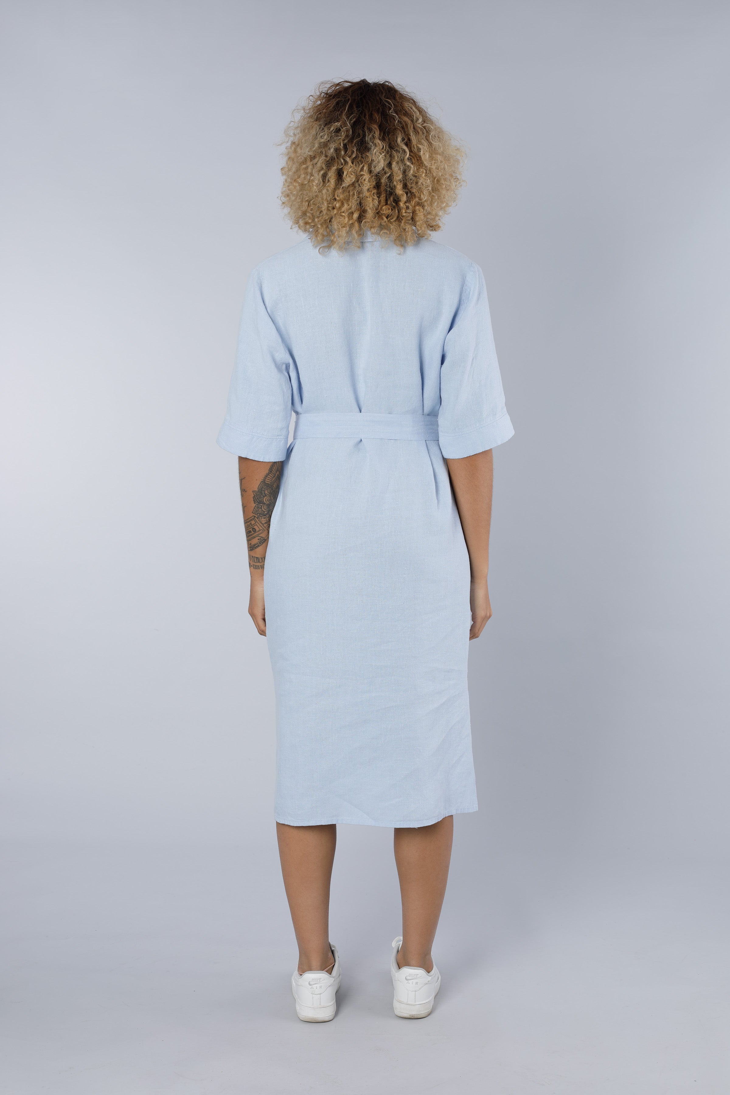 Linen dress BLUE