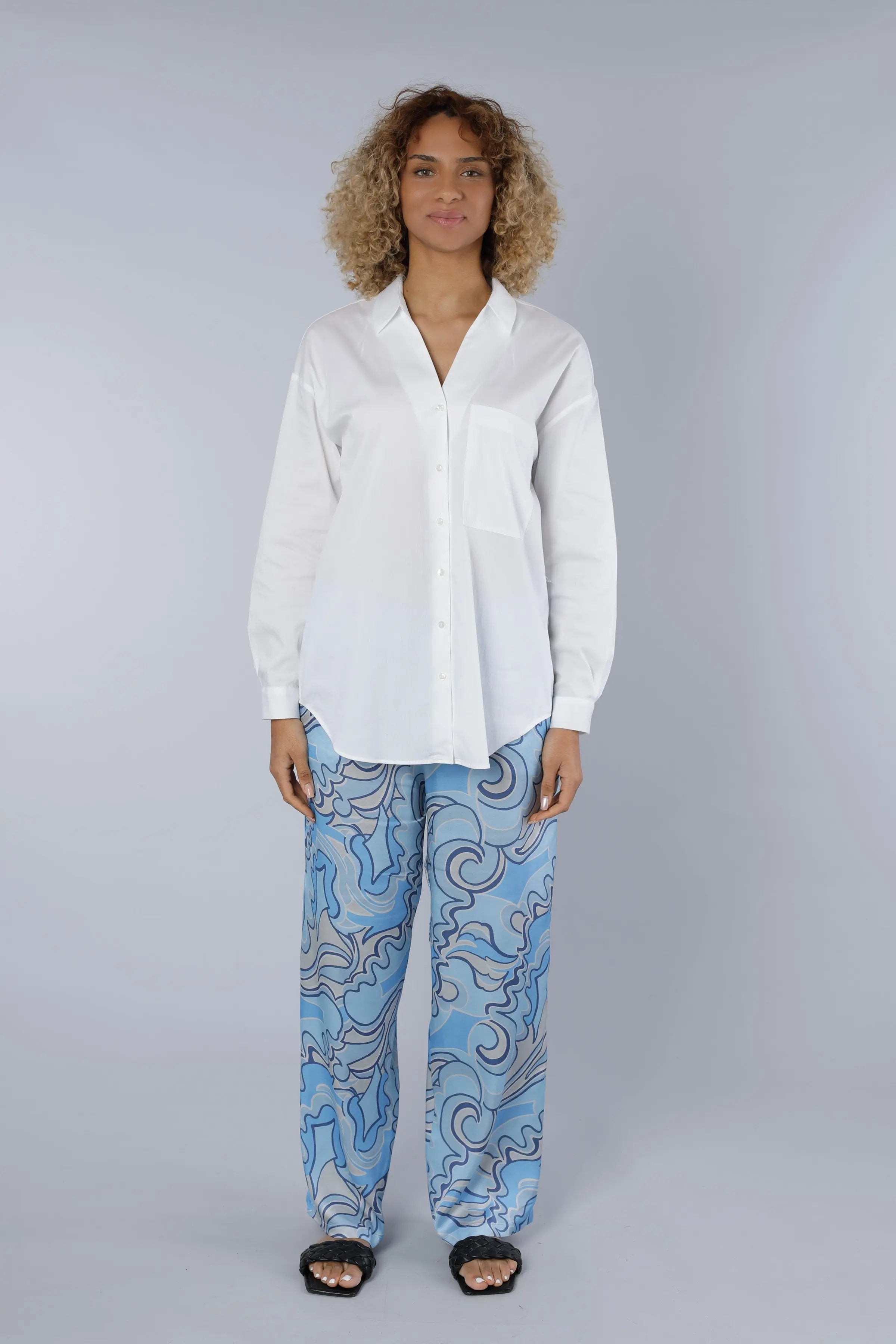 Baumwollbluse WHITE Nadine H