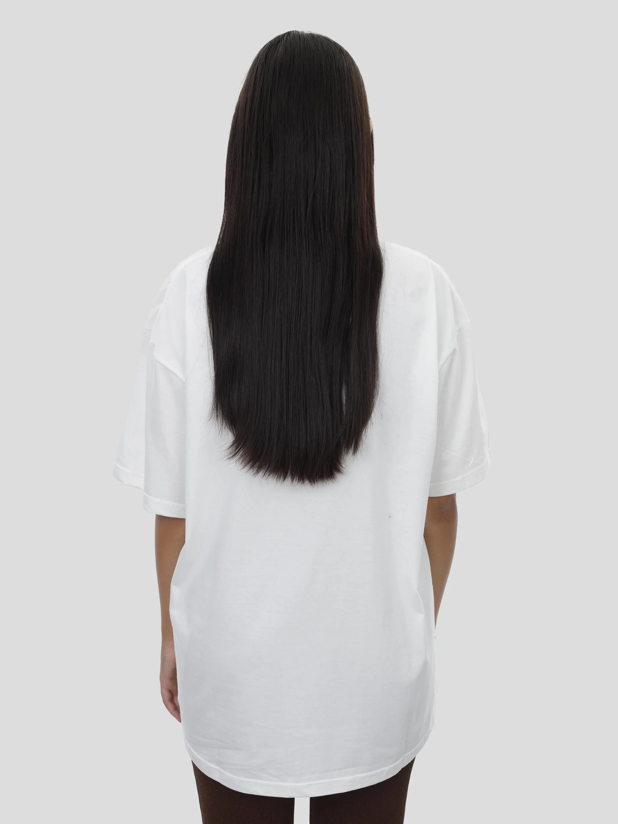 T-Shirt Oversize Unisex Wasser Print in Off-White project eleven