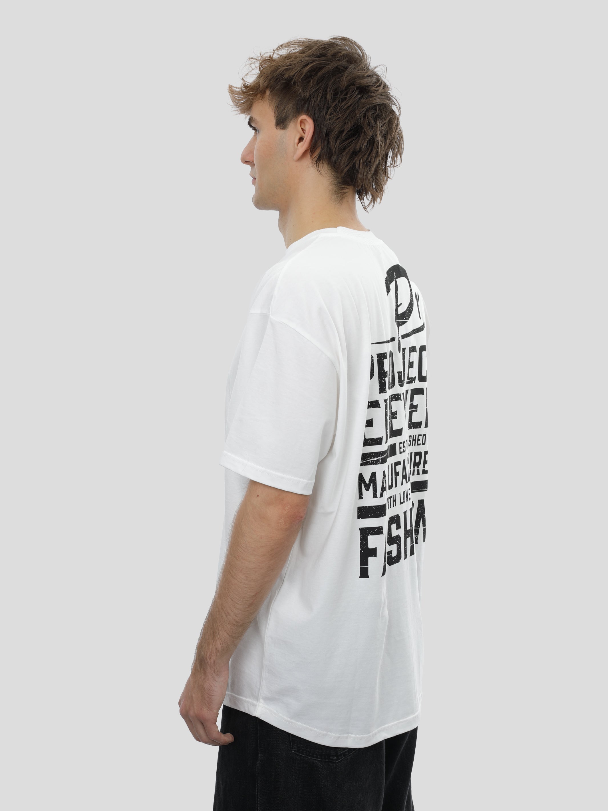 P11 T-Shirt Oversize Unisex in Off-White project eleven