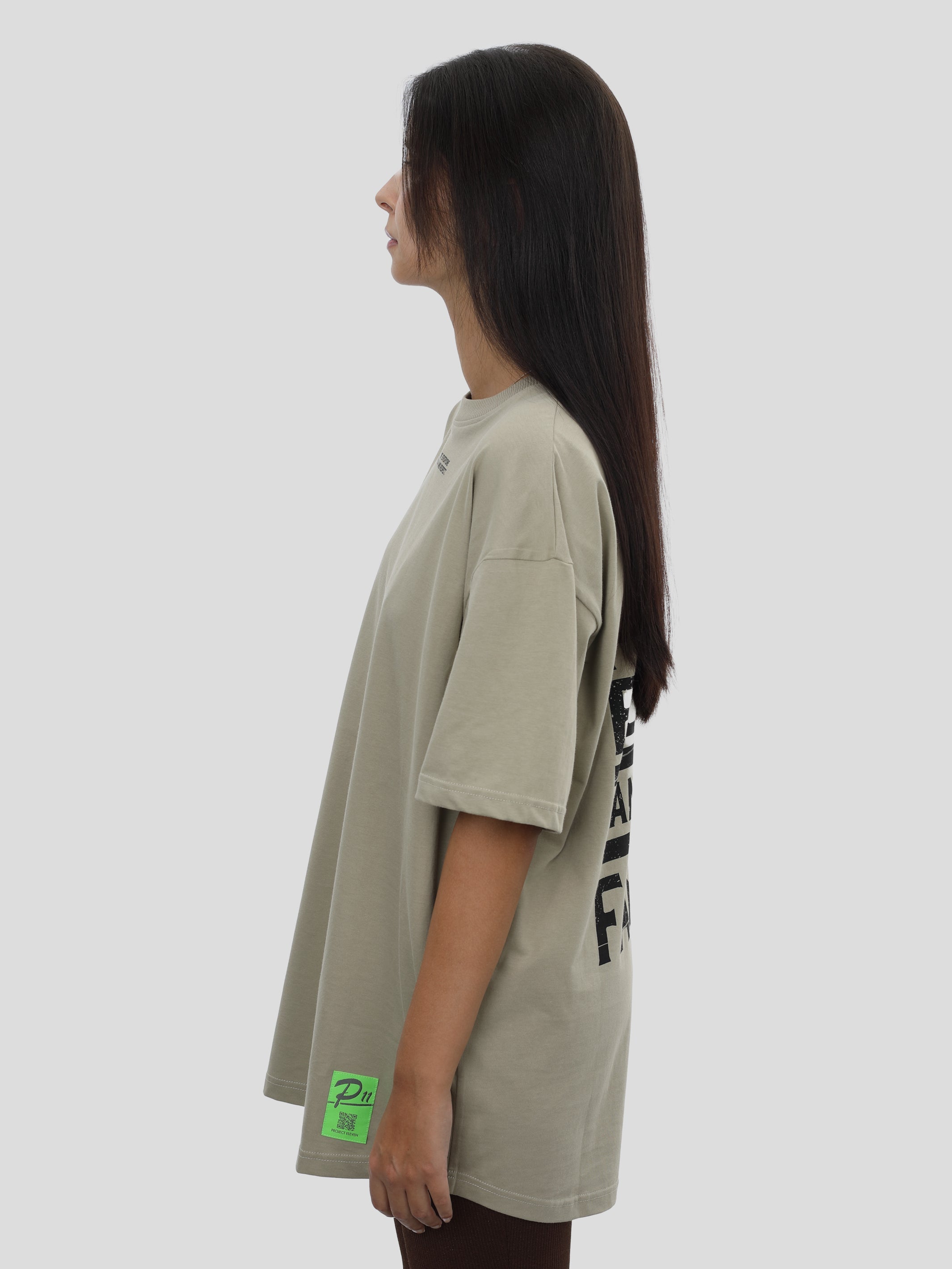 Oversized Unisex T-Shirt in Olive