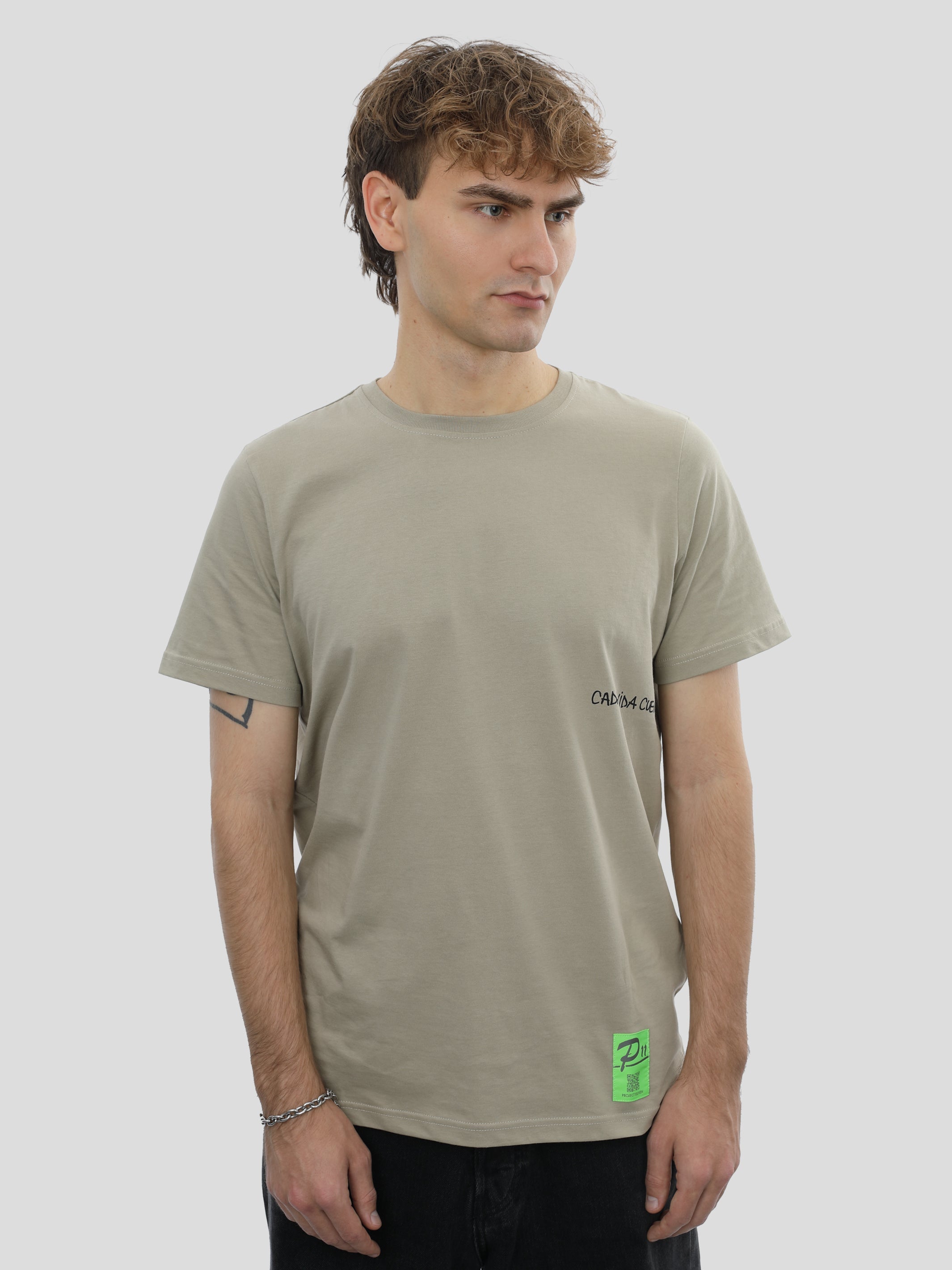 Slim Fit Unisex T-Shirt in Olive