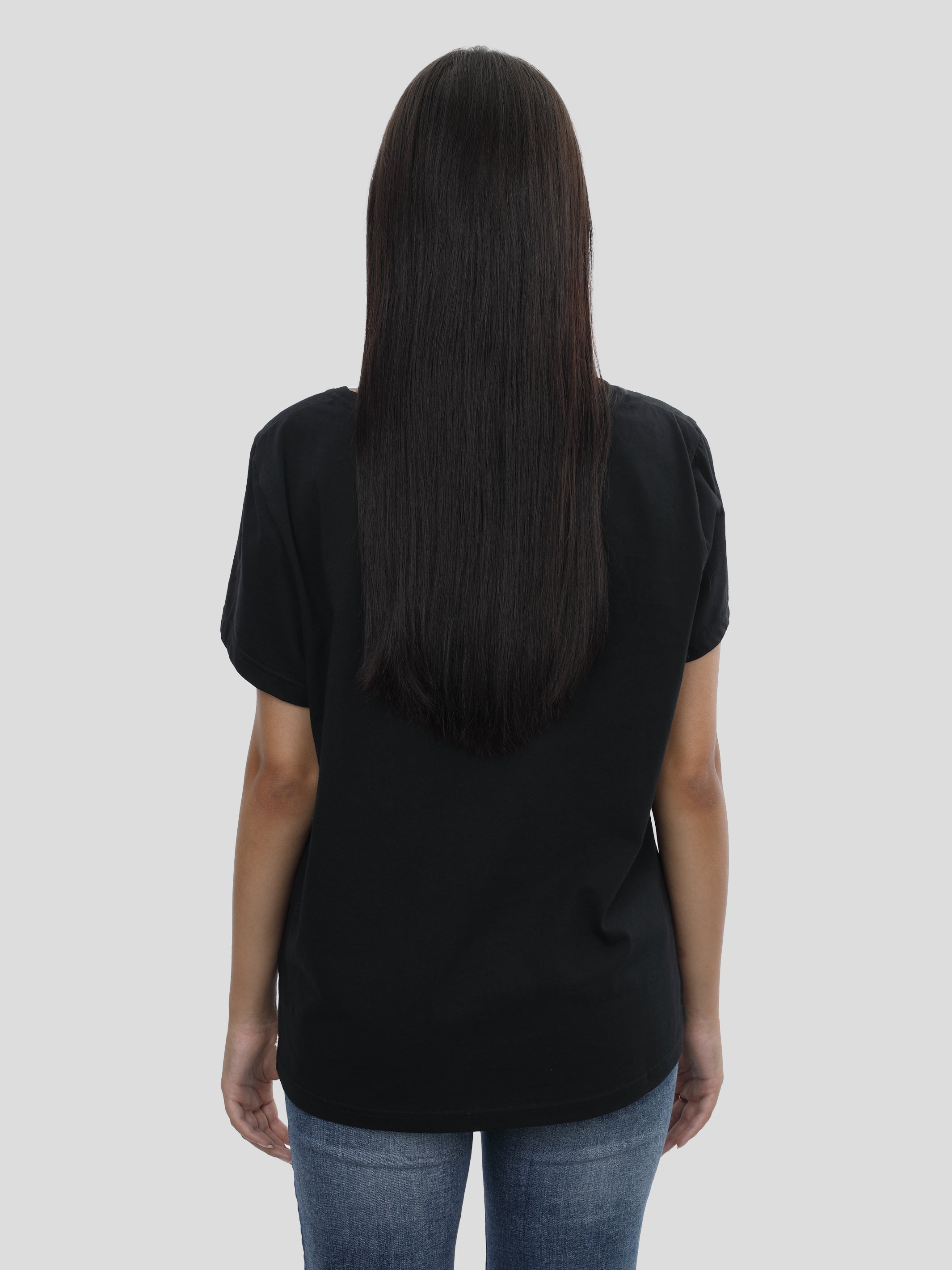 P11 T-Shirt Loose Frauen in Schwarz project eleven