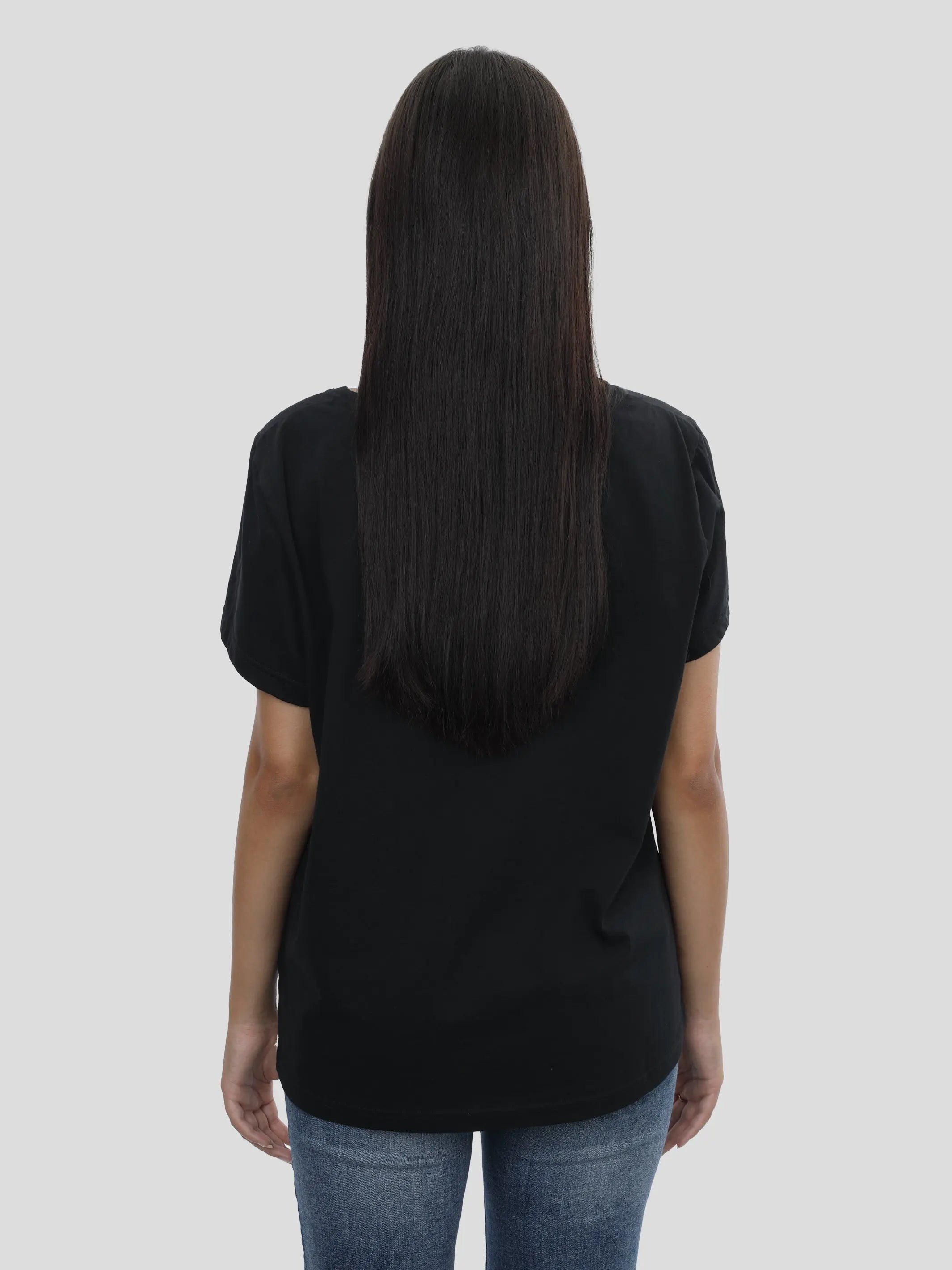 P11 T-Shirt Loose Frauen in Schwarz project eleven