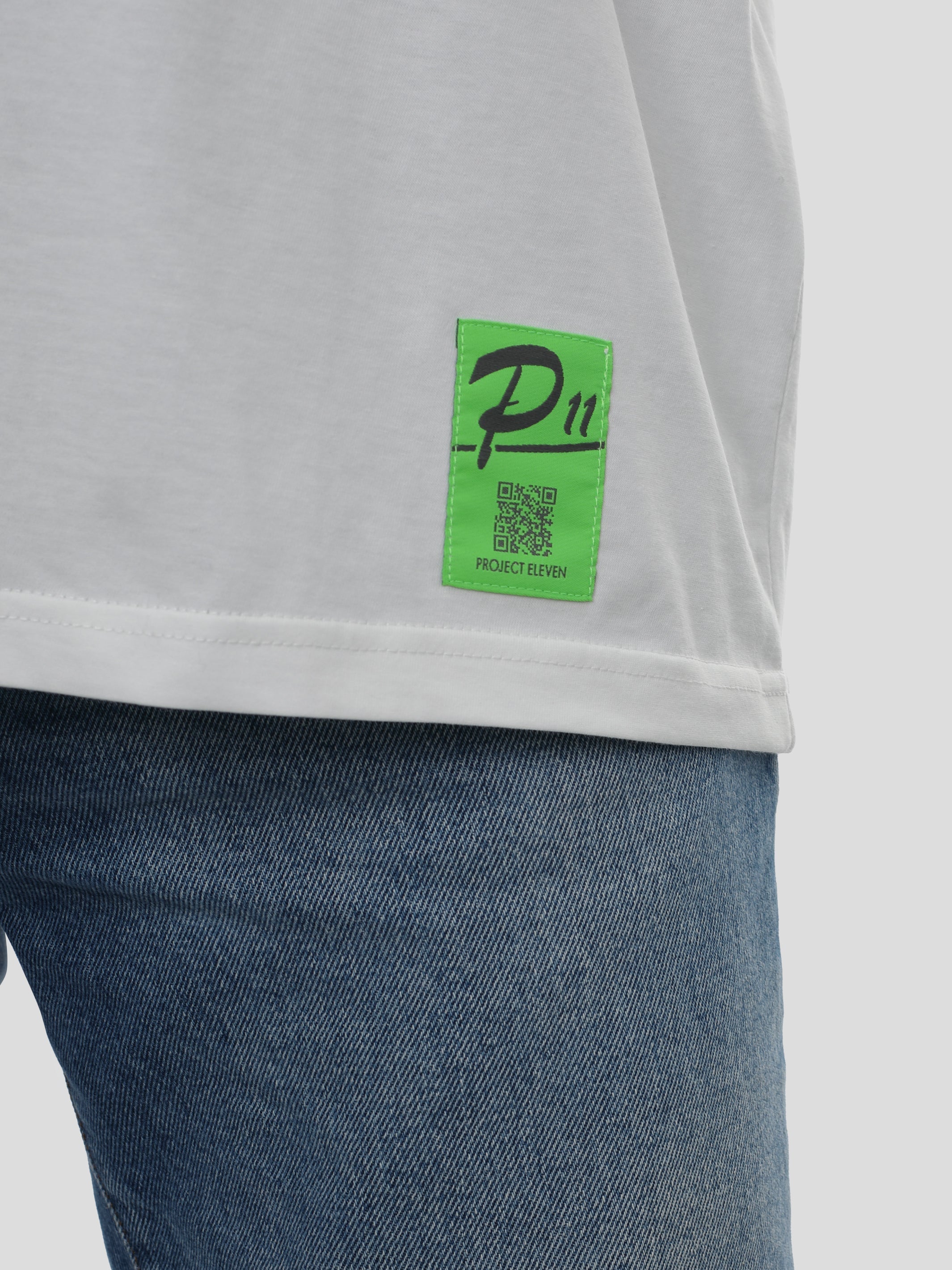 P11 T-Shirt Regular Männer mit Print in Off-White project eleven
