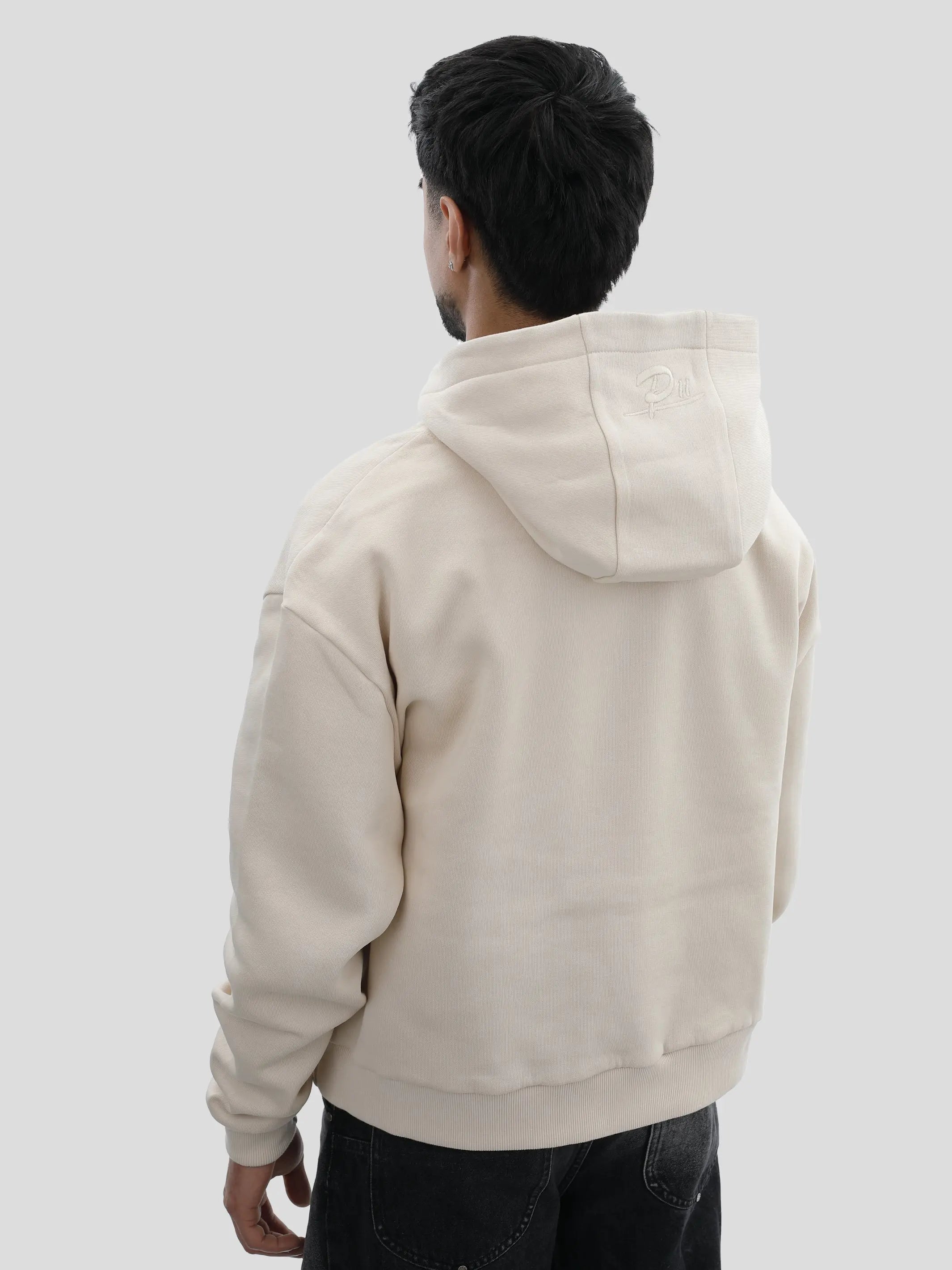 P11 Boxy Hoodie Unisex mit großer Stickerei - Perfectly Pal project eleven