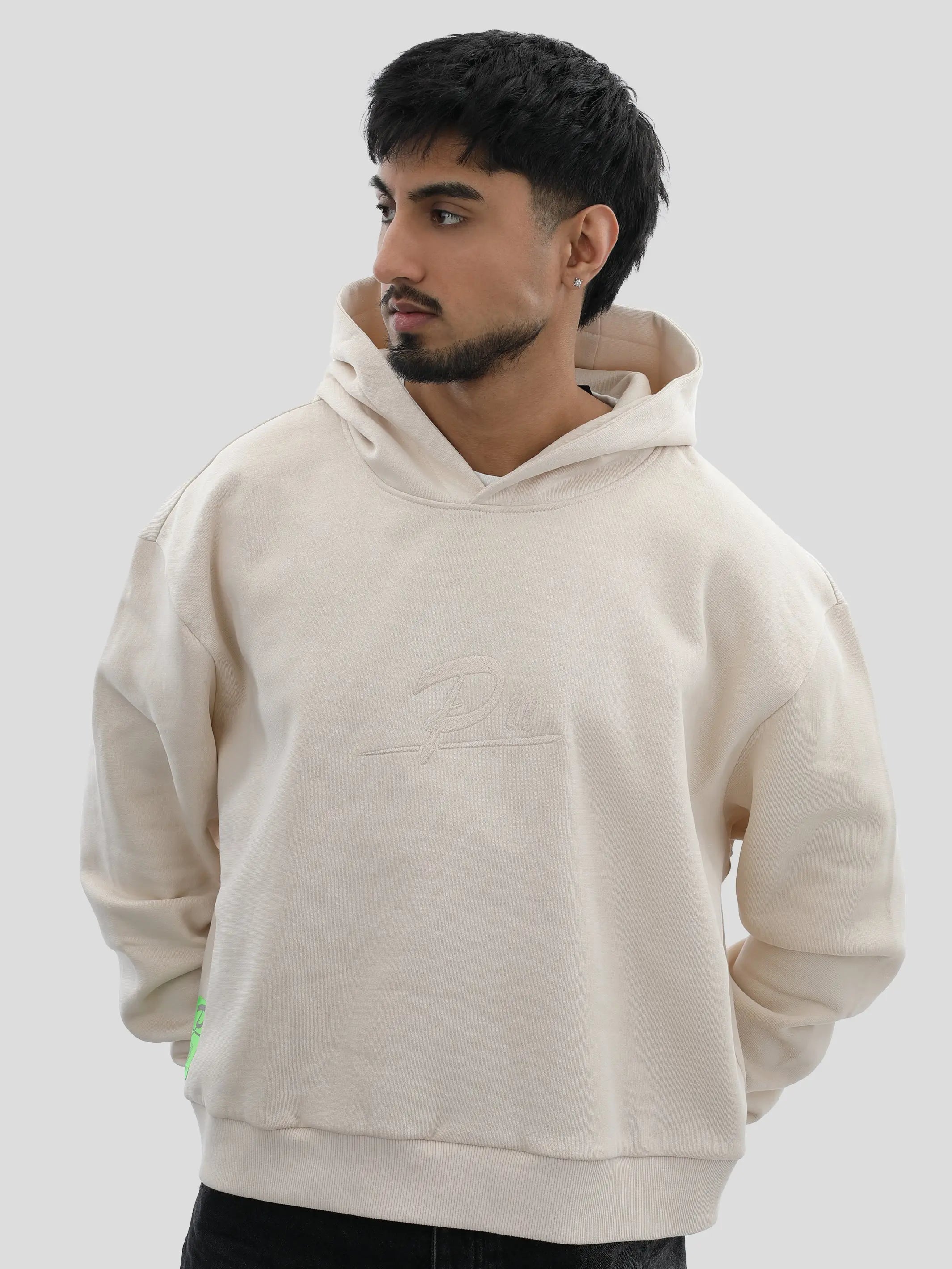 P11 Boxy Hoodie Unisex mit großer Stickerei - Perfectly Pal project eleven