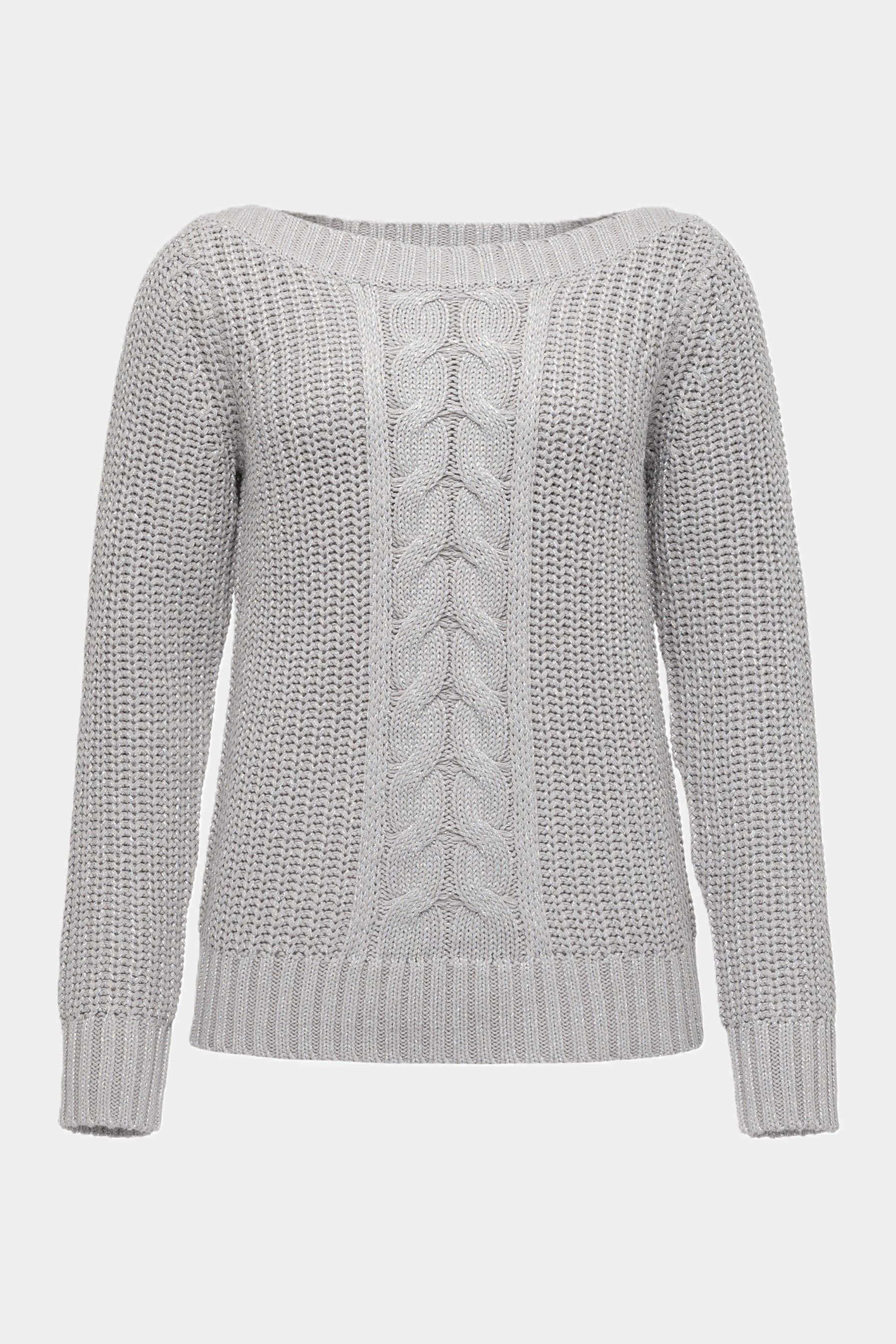 Baumwollpullover LIGHT GREY