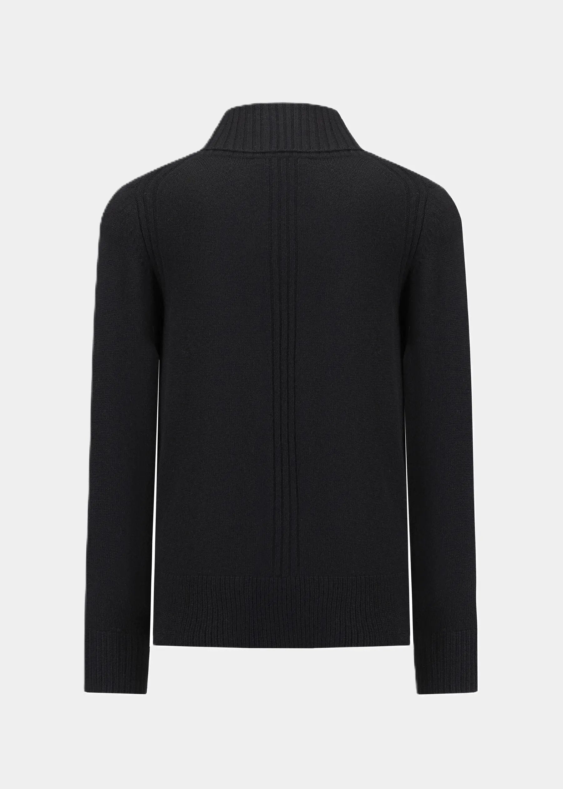 Rollkragenpullover BLACK six-o-seven