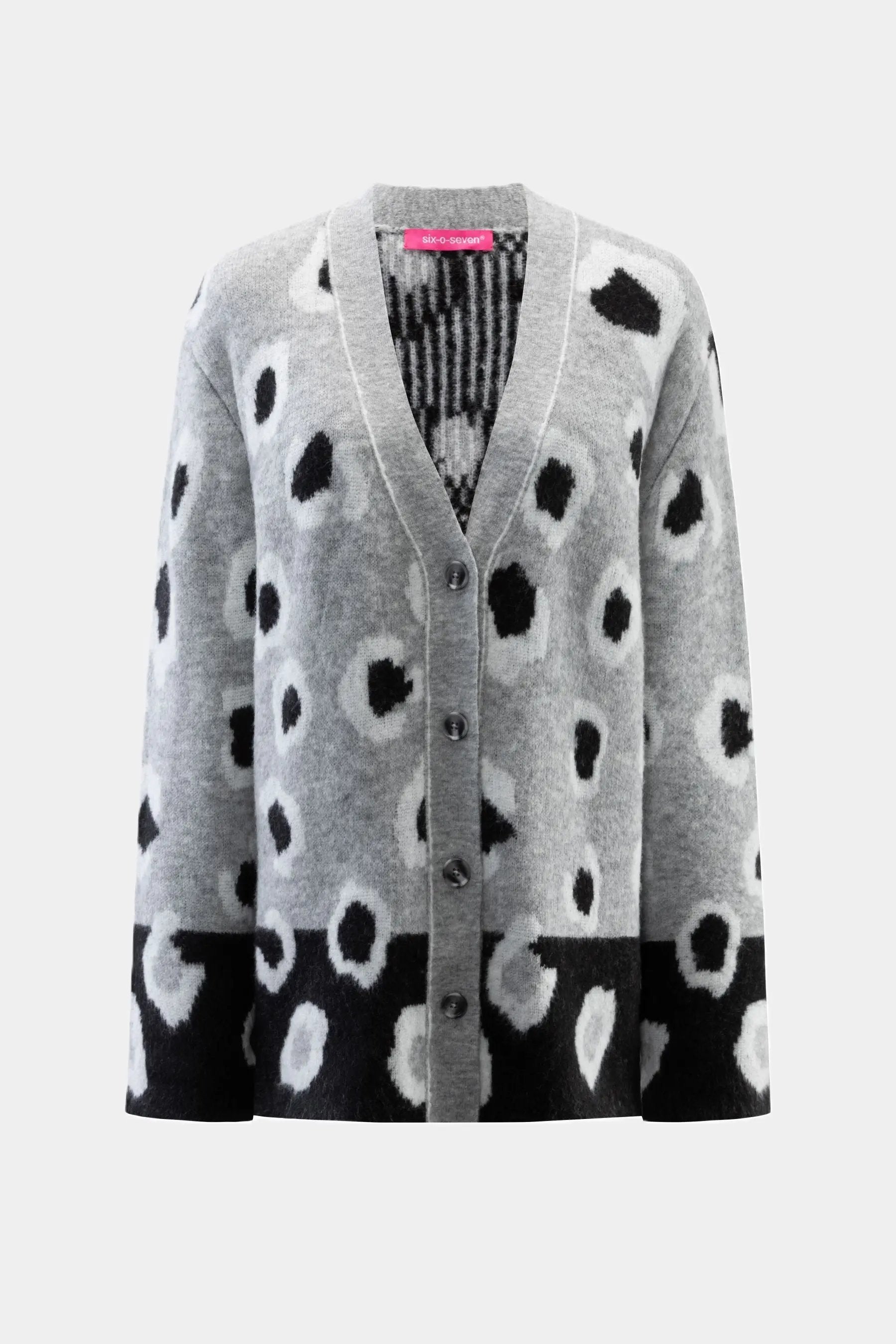 Strickjacke LIGHT GREY