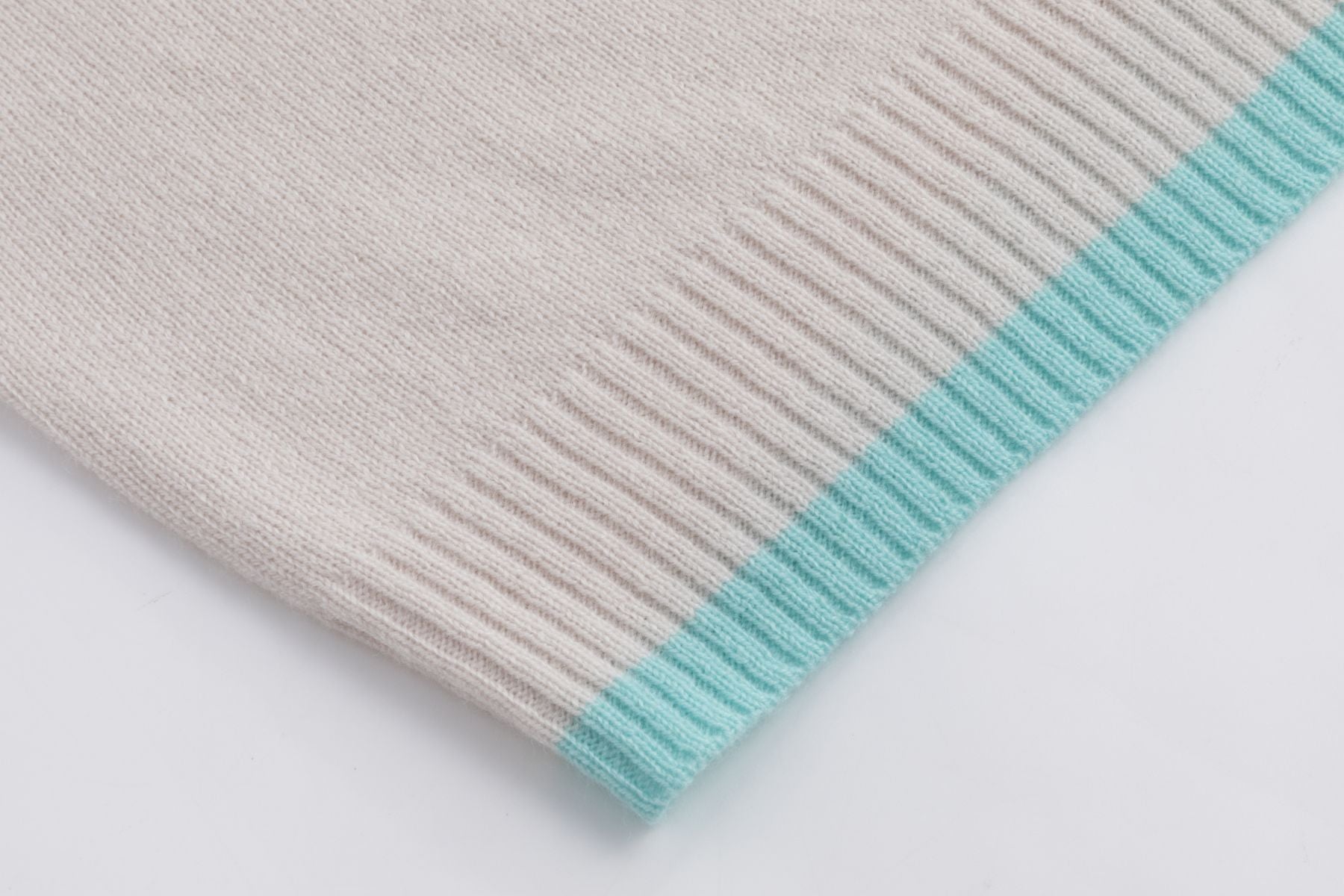 Six-o-Seven Strickpullover aus Kaschmir-Mix mit Kontrastakzenten - KITT six-o-seven