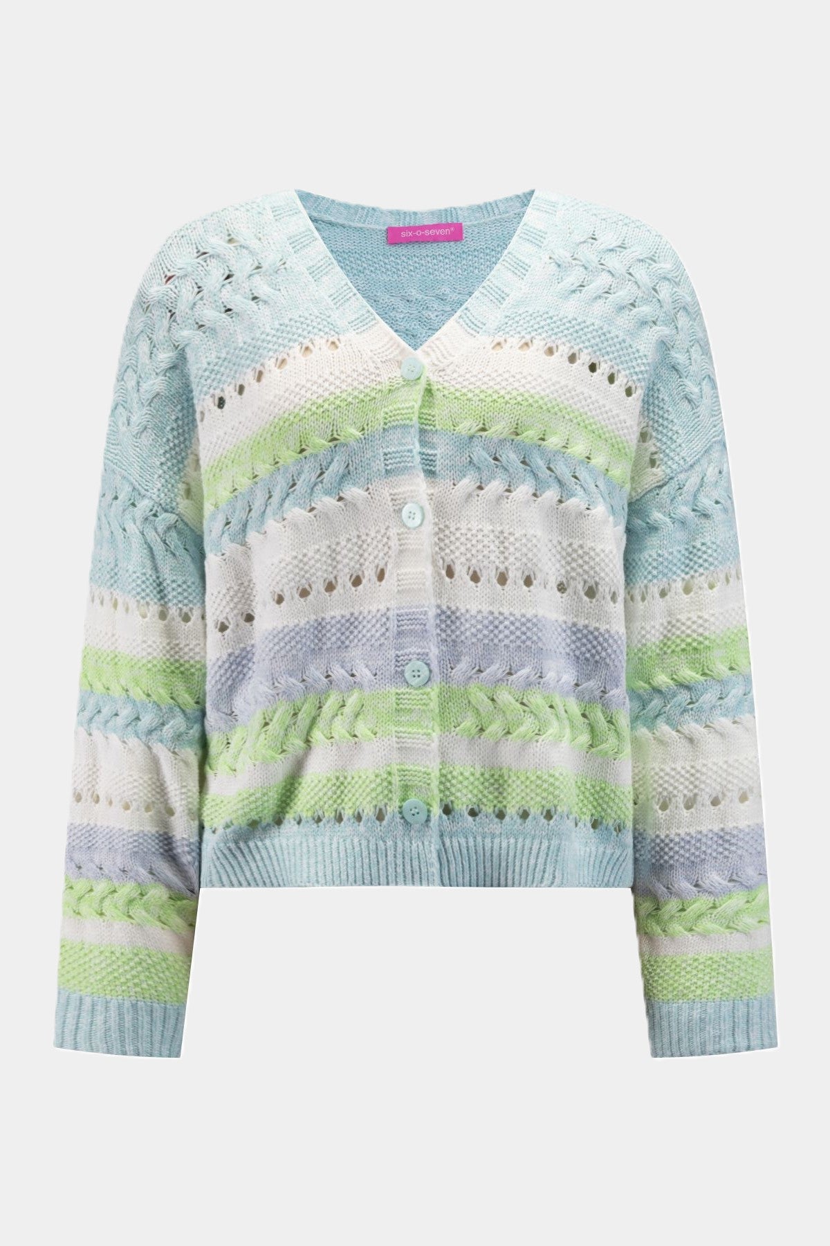Six-o-Seven Cardigan TURQUOISE