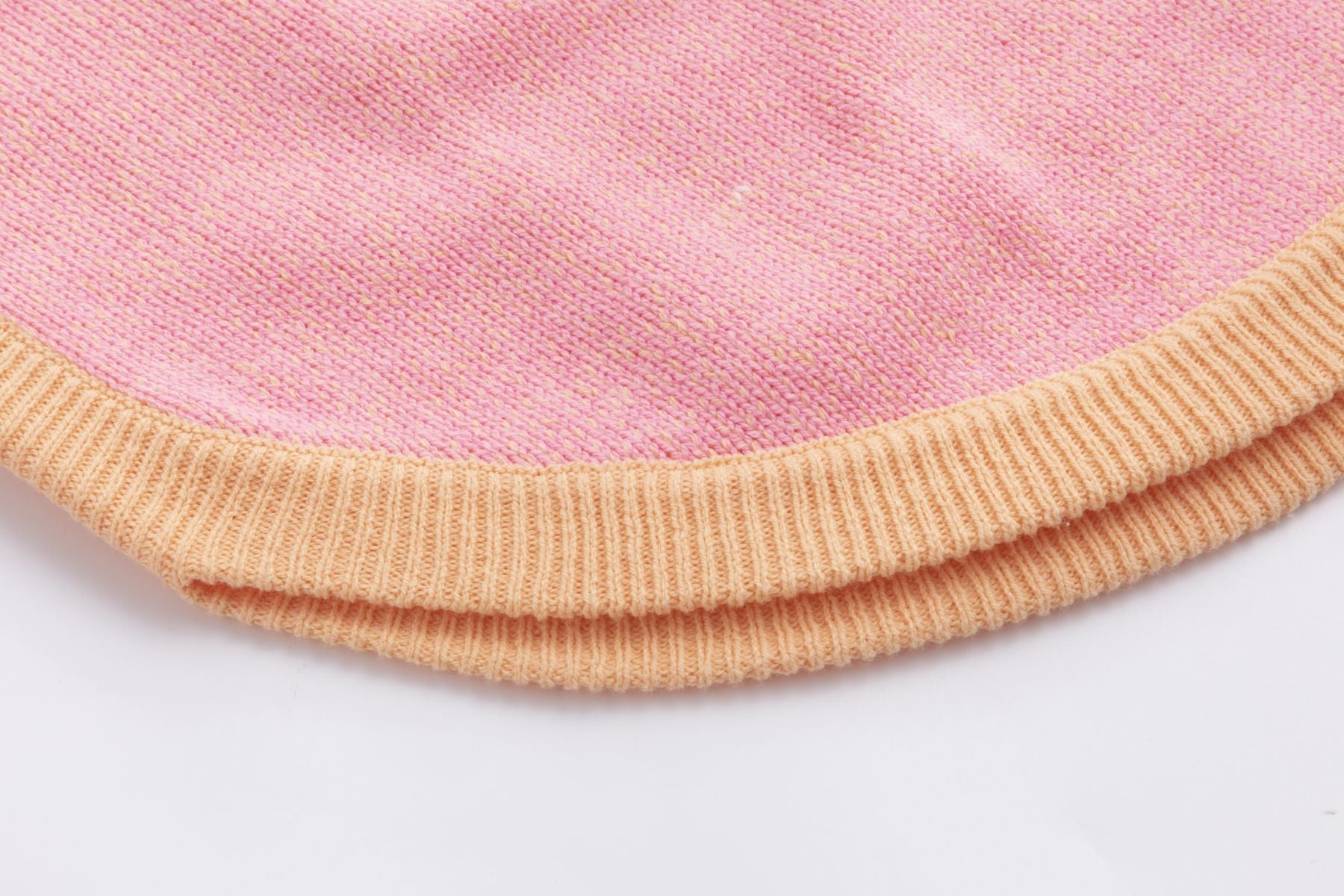 Six-o-Seven Strickpullover Rundhals mit Kontrast und Strass Motiv in Bubble six-o-seven