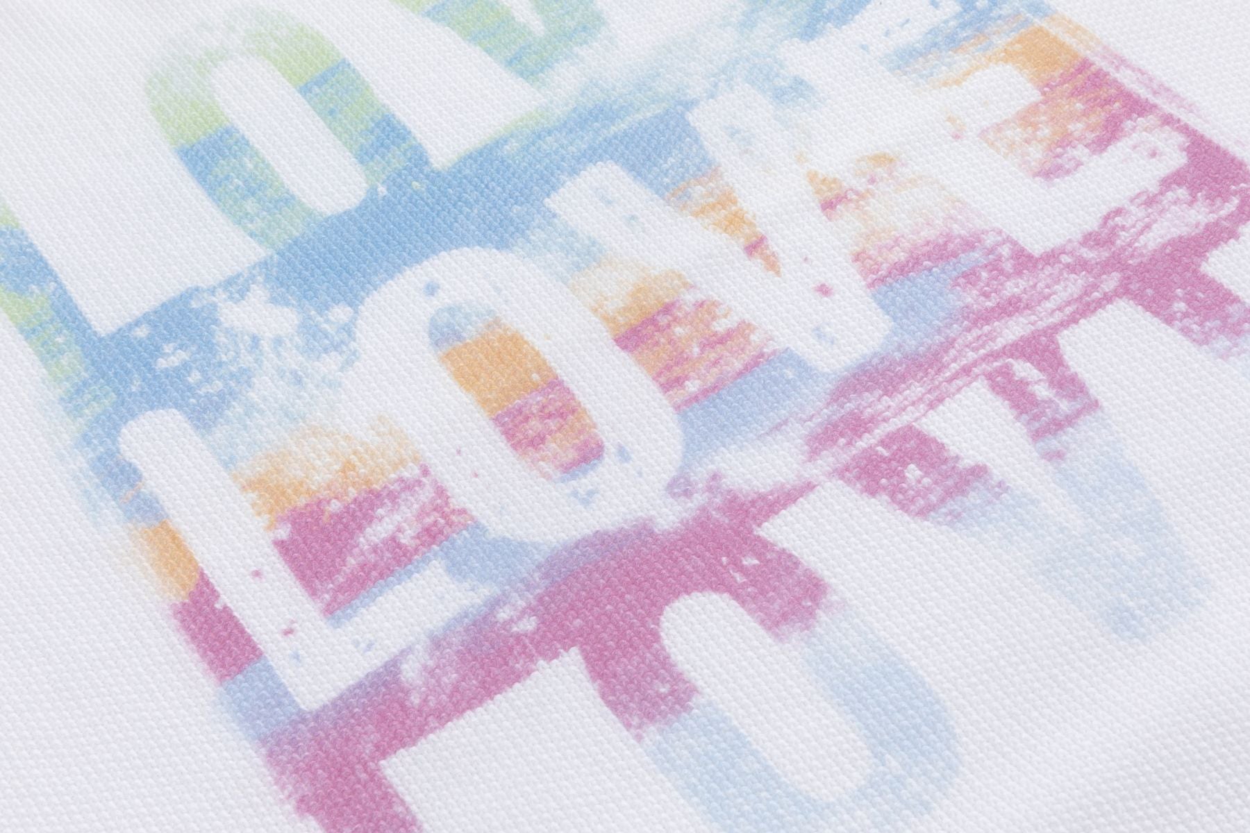 Six-o-Seven Baumwoll-Strickpullover mit "LOVE"-Print in WHITE six-o-seven