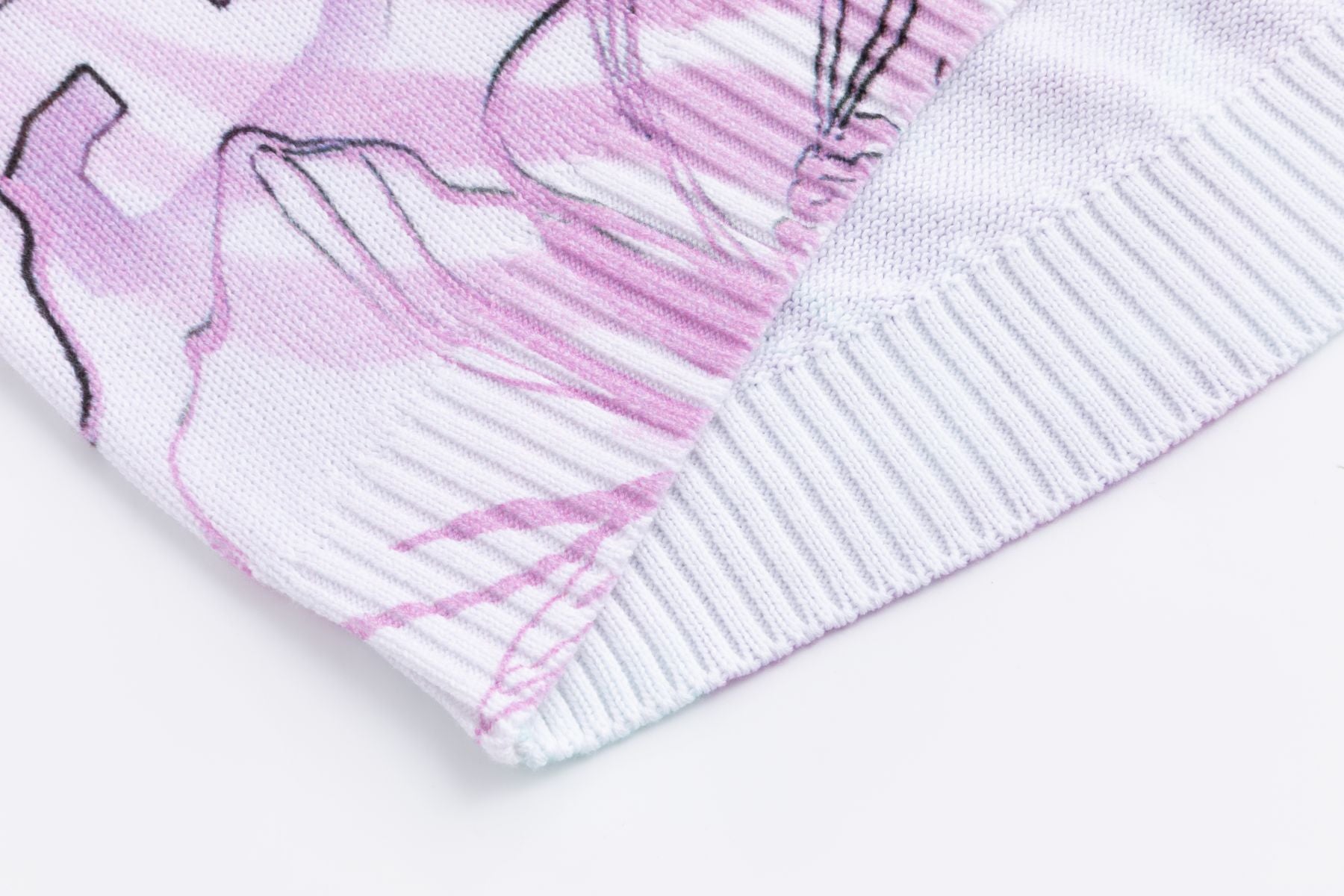 Six-o-Seven pull en maille coton FLAMINGO