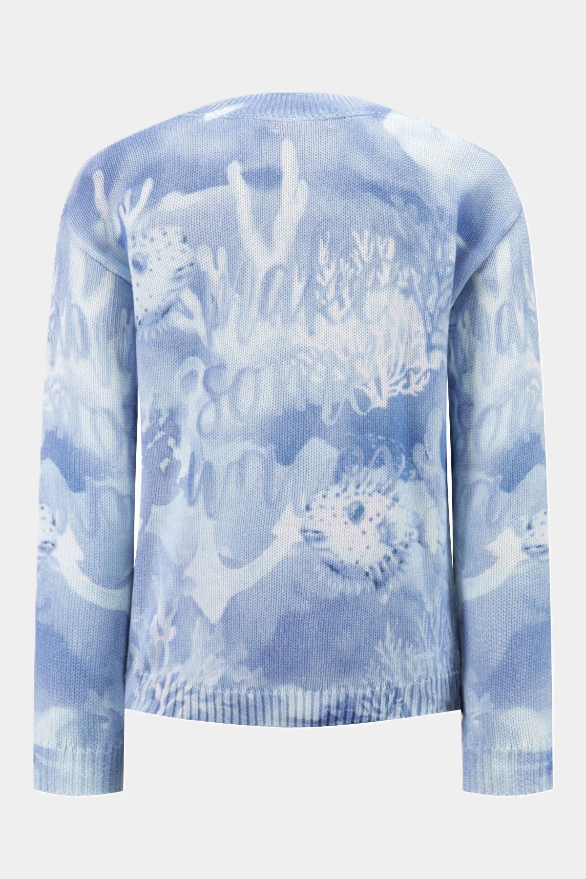 Jersey de punto de algodón AZUL