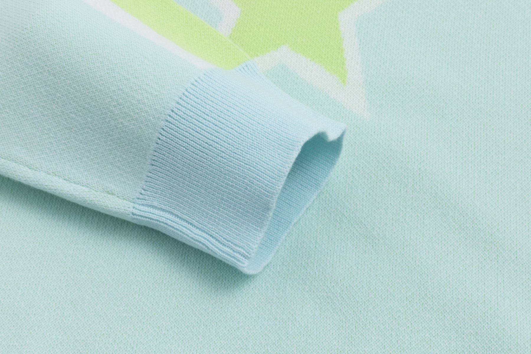 Six-o-Seven Baumwoll Strickpullover TURQUISE six-o-seven