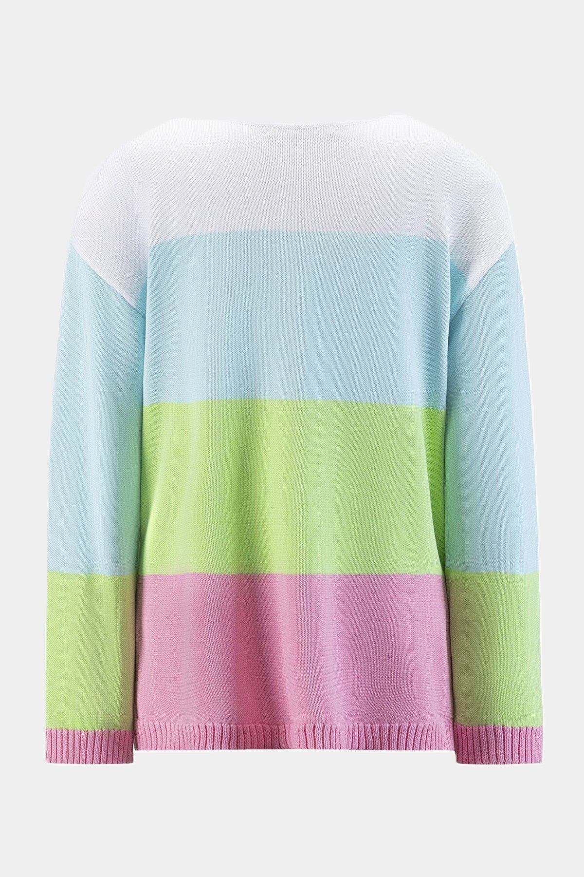 Six-o-Seven Bunter Baumwollpullover TURQUISE six-o-seven