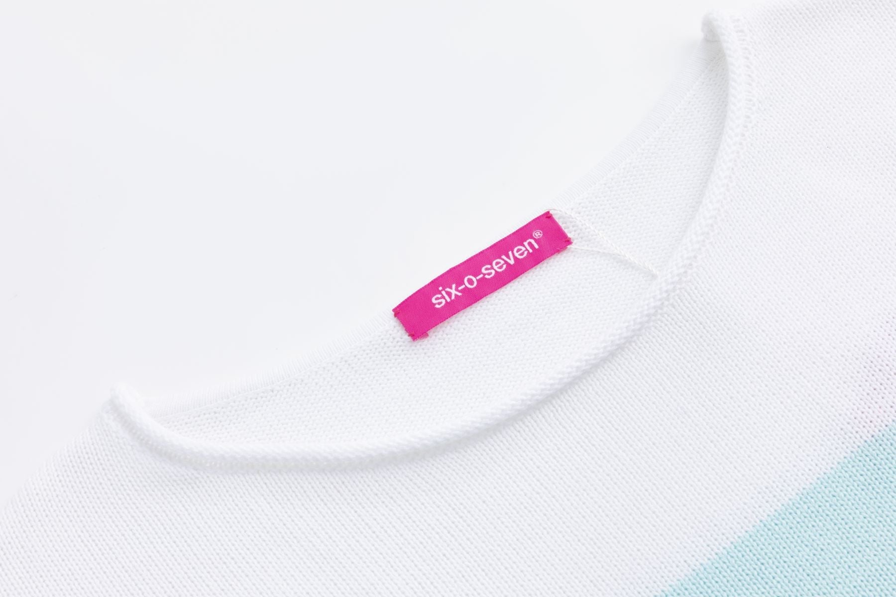 Six-o-Seven Bunter Baumwollpullover TURQUISE six-o-seven