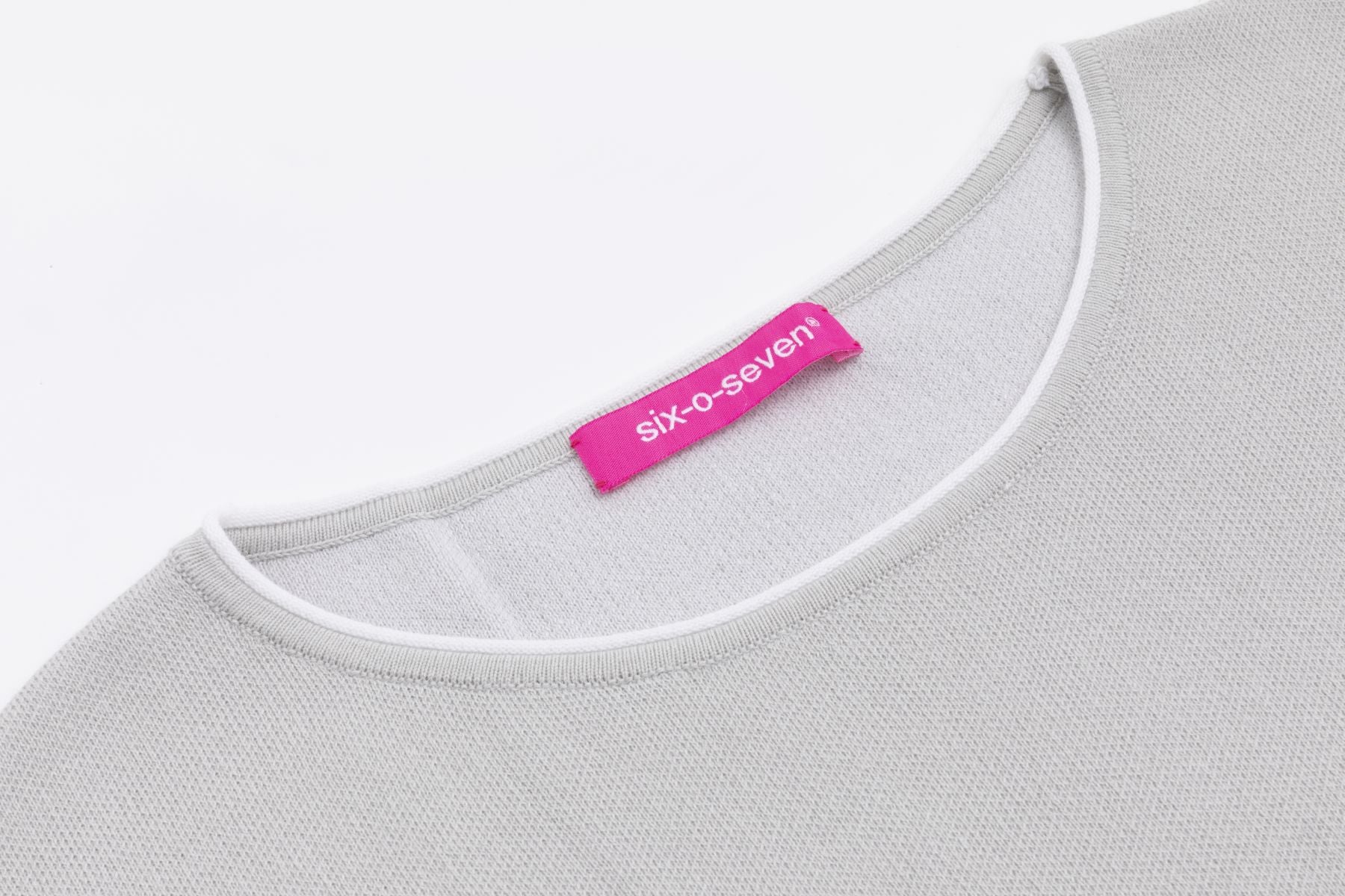 Six-o-Sept pull en maille de coton STONE