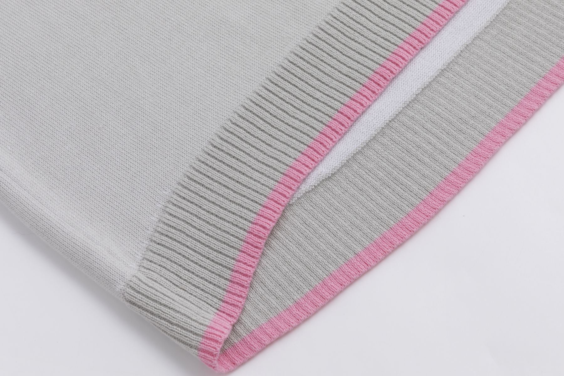 Six-o-Seven Baumwoll Strickhoodie STONE six-o-seven