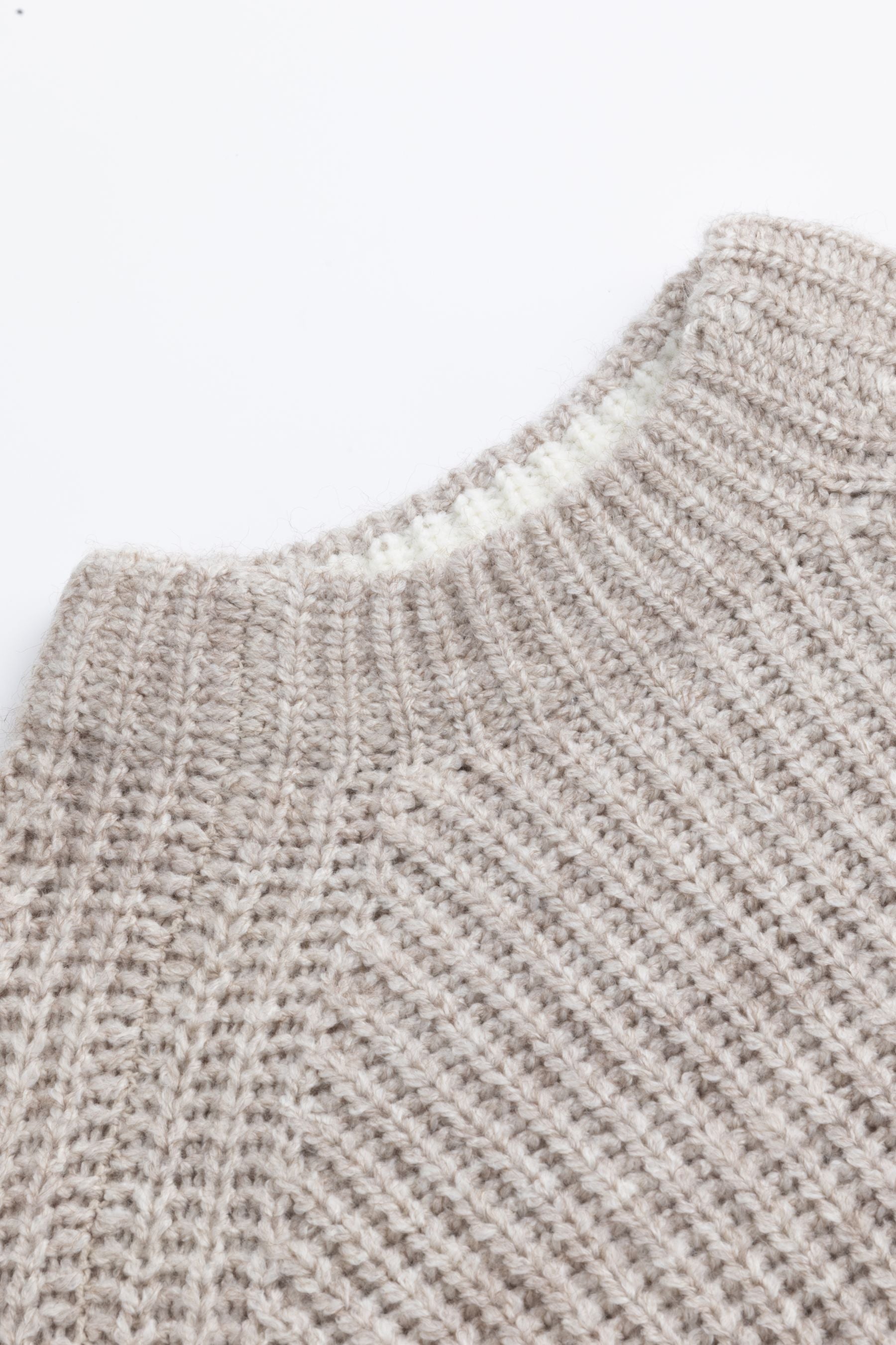 six-o-seven Grobstrickpullover mit Rundhals KITT