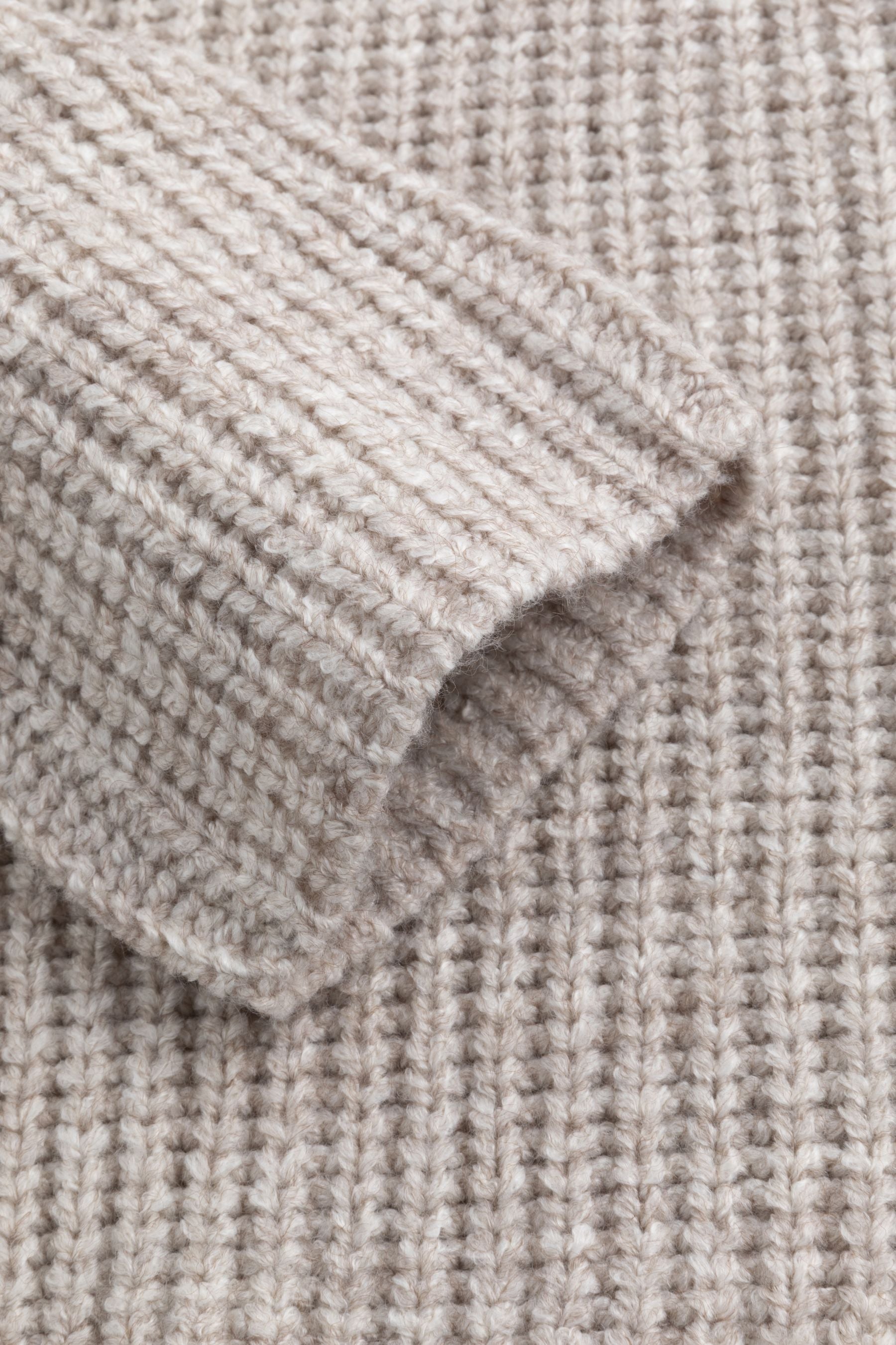 six-o-seven Grobstrickpullover mit Rundhals KITT