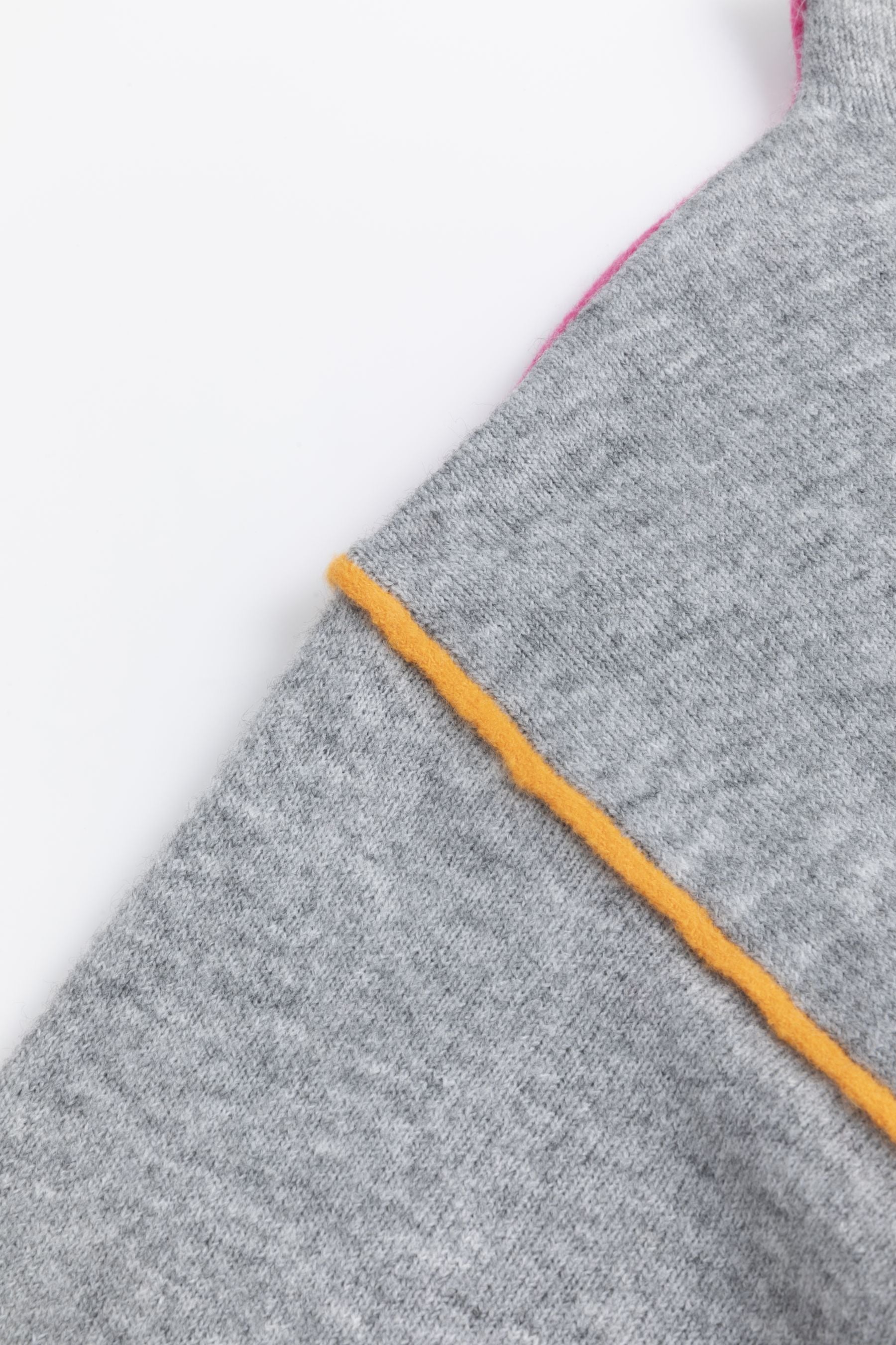 Six-o-seven stand-up collar pullover in LIGHT GREY L/G MISSING