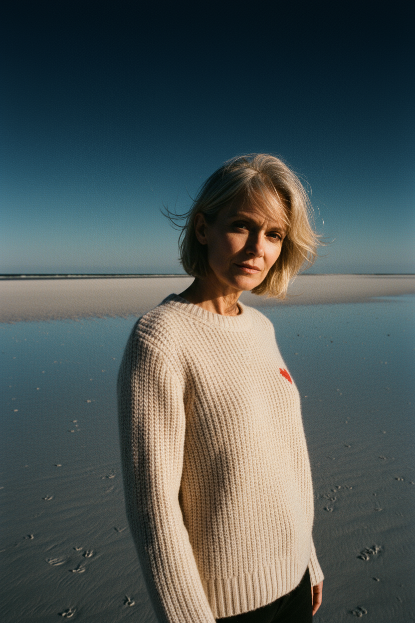 Six-o-Seven Grobstrick-Pullover mit Herzmotiv KITT six-o-seven