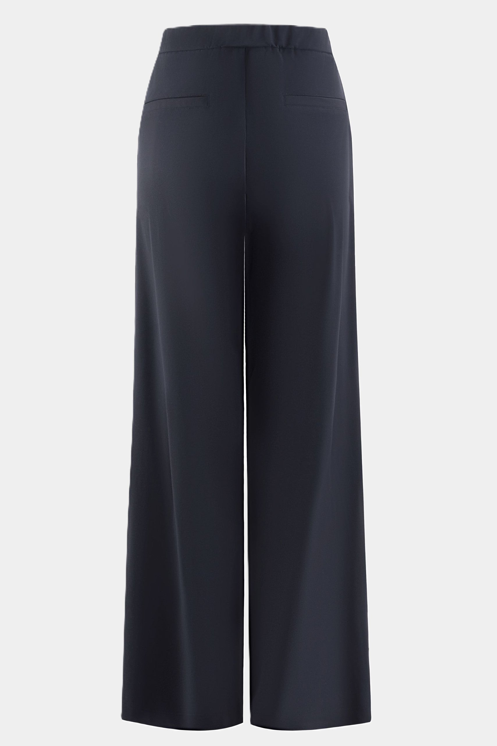 Damen Wide Leg Hose Black - Knitterarm, Formstabil & Reisetauglich Travel 8