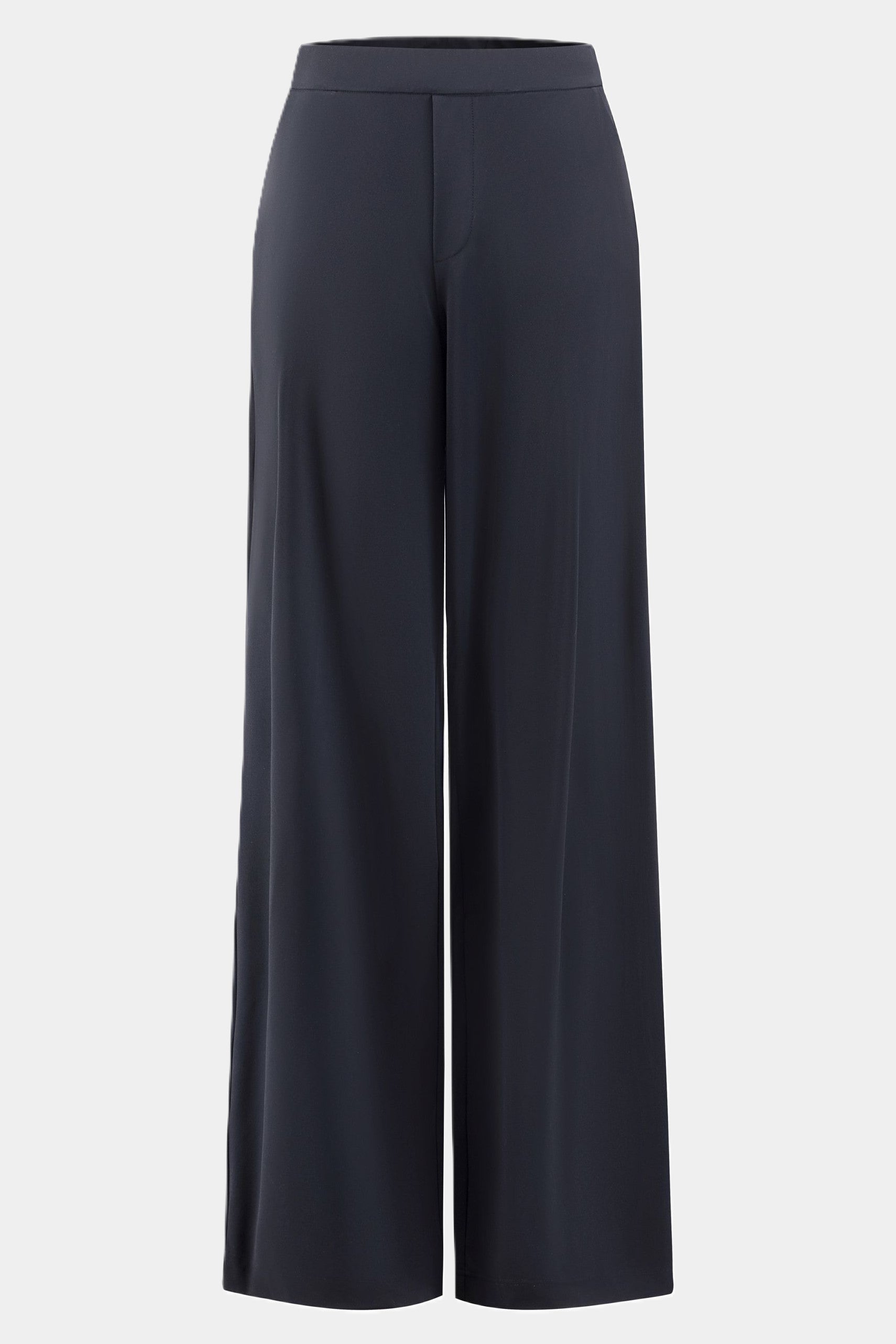 Damen Wide Leg Hose Black - Knitterarm, Formstabil & Reisetauglich Travel 8