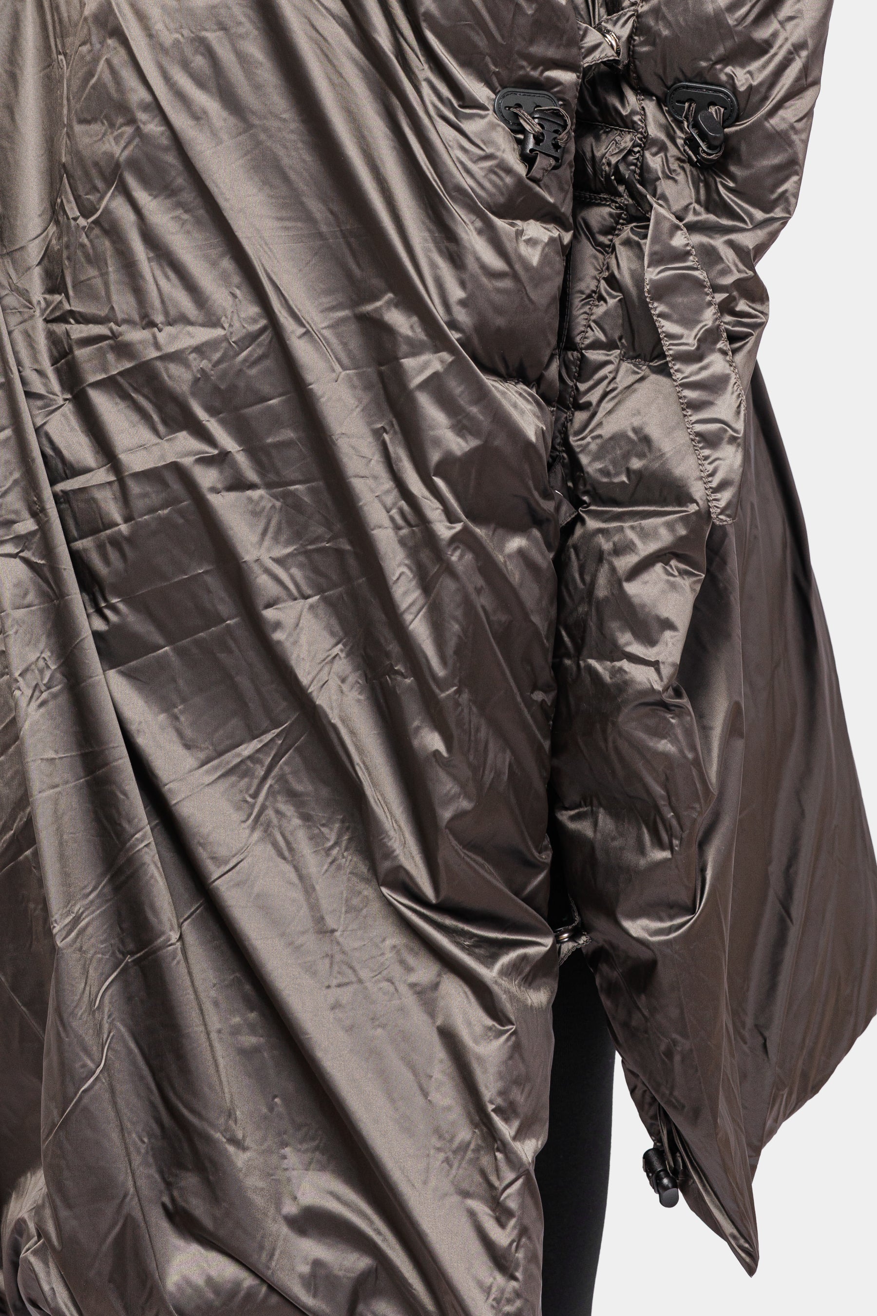 Travel 8 modern oversized down poncho