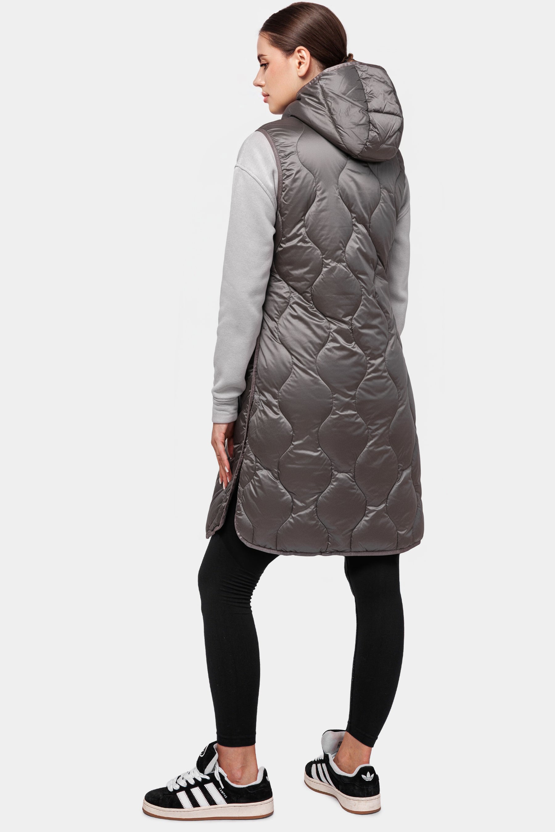 Travel 8 elegant women's down vest with wave quilting autumn/winter