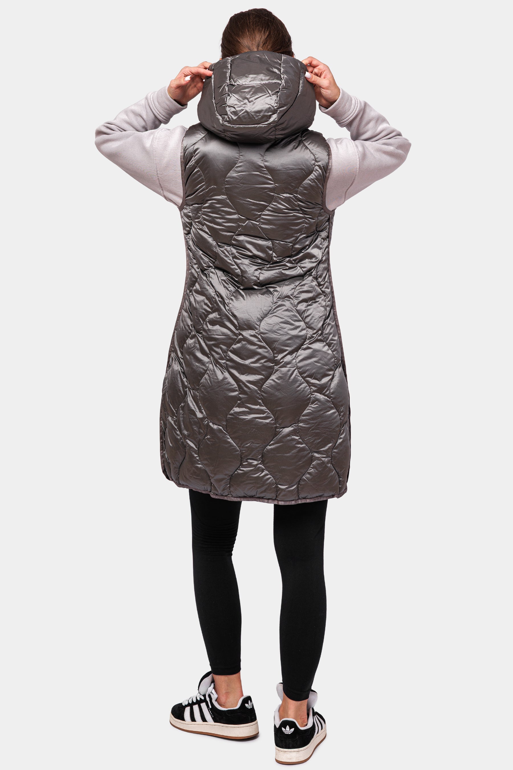 Travel 8 elegant women's down vest with wave quilting autumn/winter