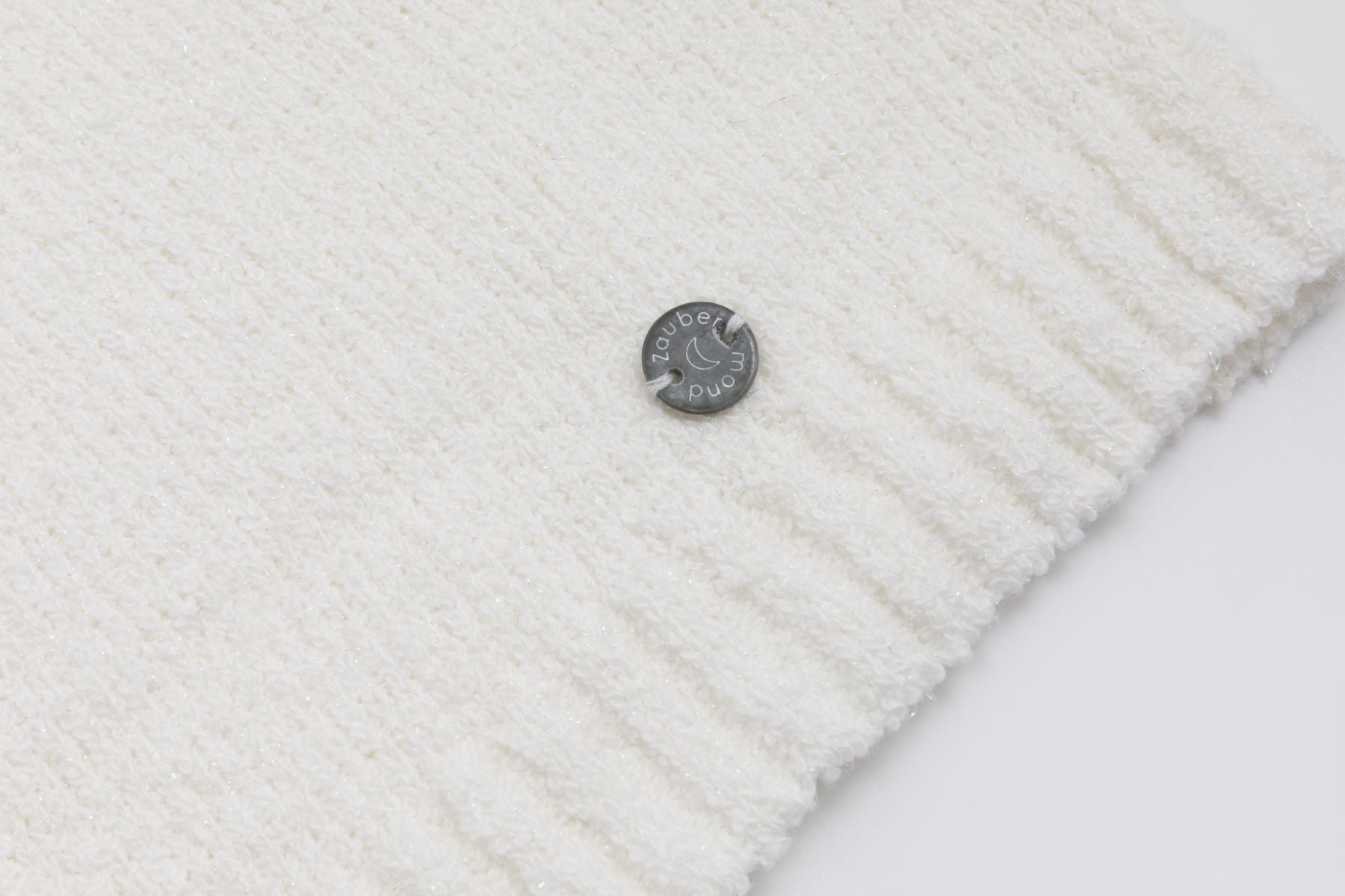 Strickpullover mit Puffärmeln Off White Zaubermond