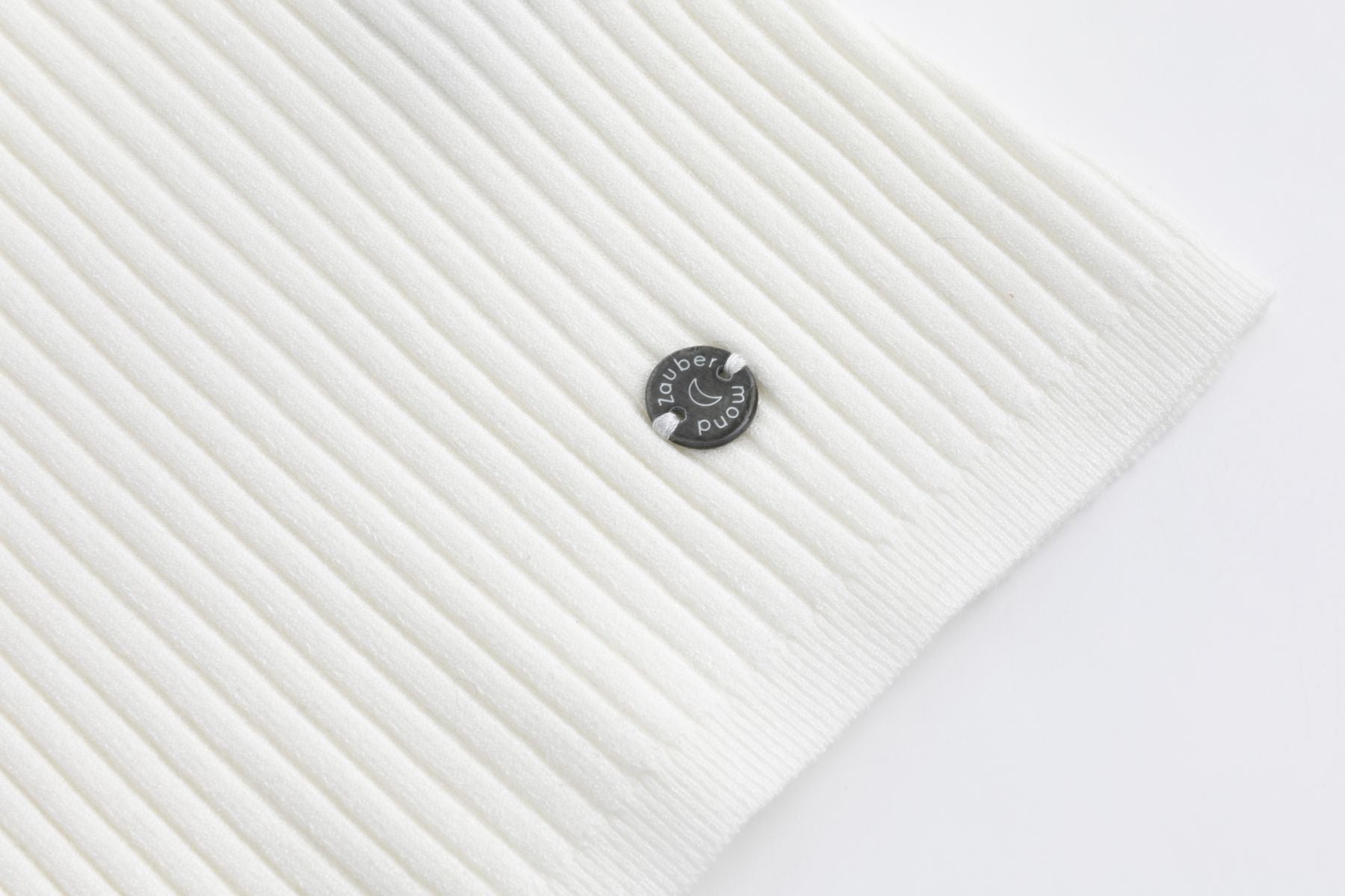 Strickshirt mit Knöpfen WHITE Zaubermond