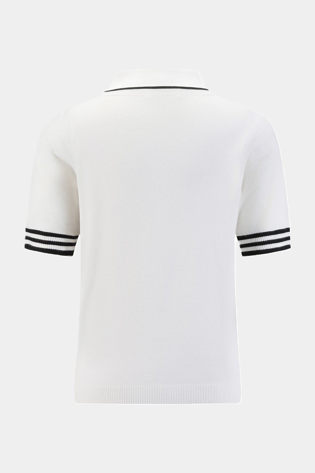 Strick-Poloshirt WHITE Zaubermond