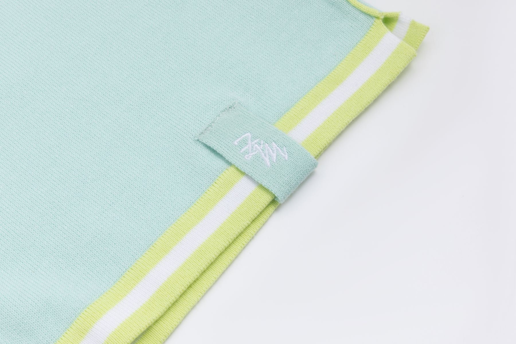 Strickpullover mit Kontrast MINT Zaubermond