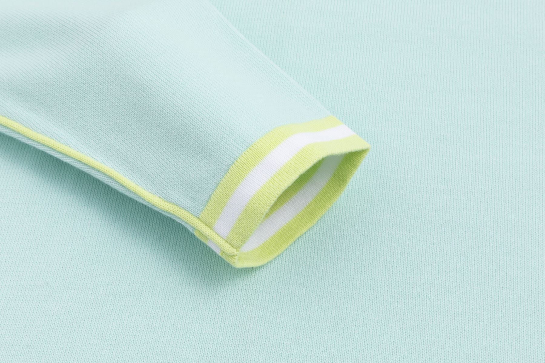 Strickpullover mit Kontrast MINT Zaubermond